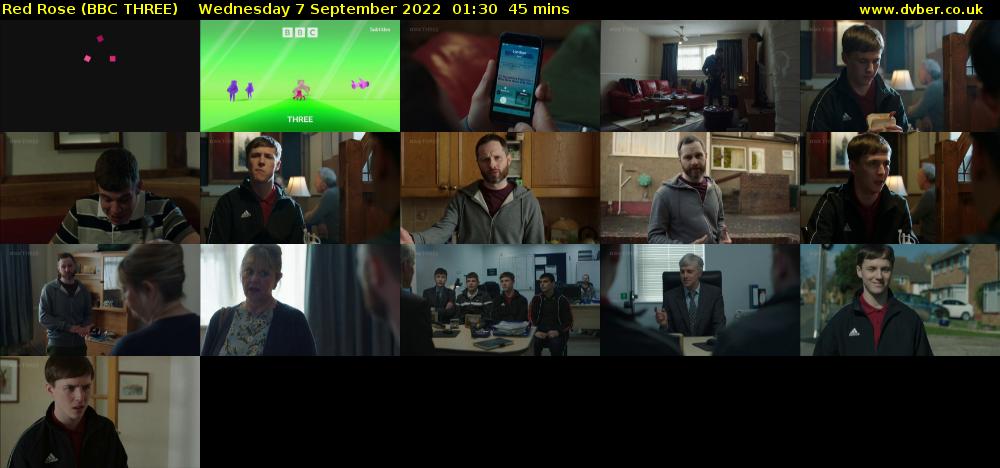 Red Rose (BBC THREE) Wednesday 7 September 2022 01:30 - 02:15