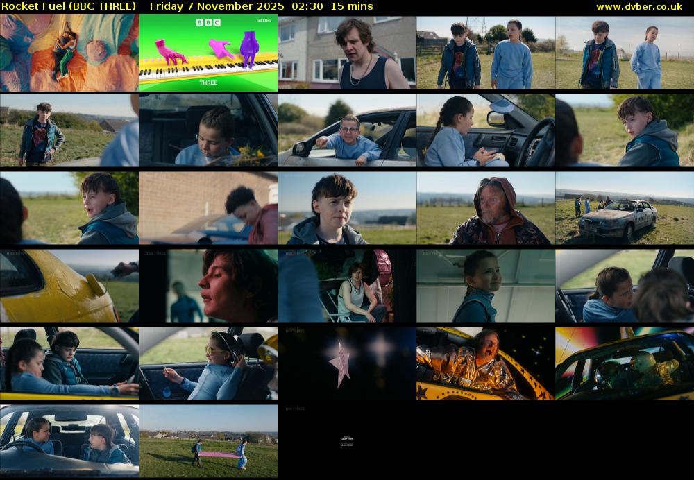 Rocket Fuel (BBC THREE) Friday 7 November 2025 02:30 - 02:45