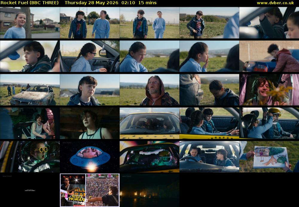 Rocket Fuel (BBC THREE) Thursday 28 May 2026 02:10 - 02:25