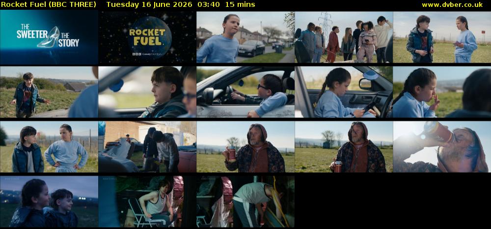 Rocket Fuel (BBC THREE) Tuesday 16 June 2026 03:40 - 03:55
