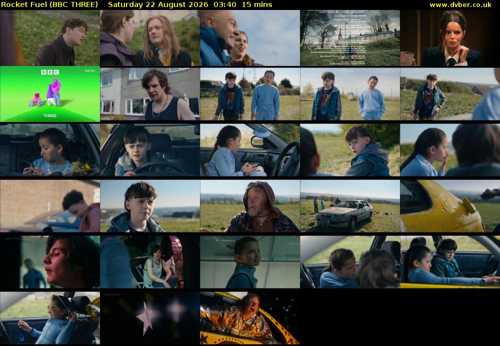 Rocket Fuel (BBC THREE) Saturday 22 August 2026 03:40 - 03:55
