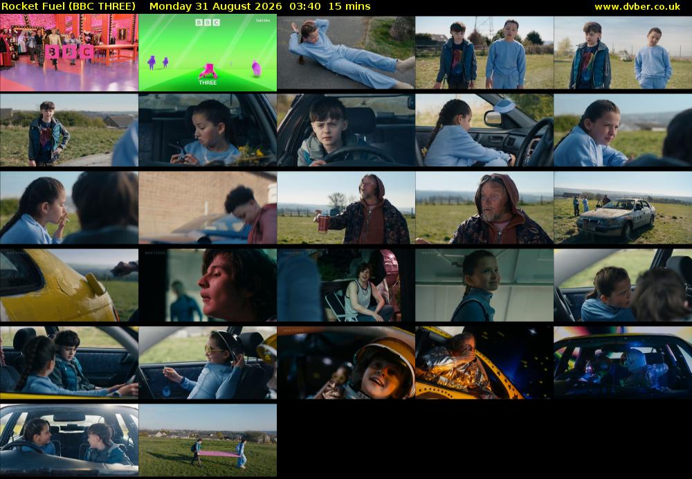 Rocket Fuel (BBC THREE) Monday 31 August 2026 03:40 - 03:55