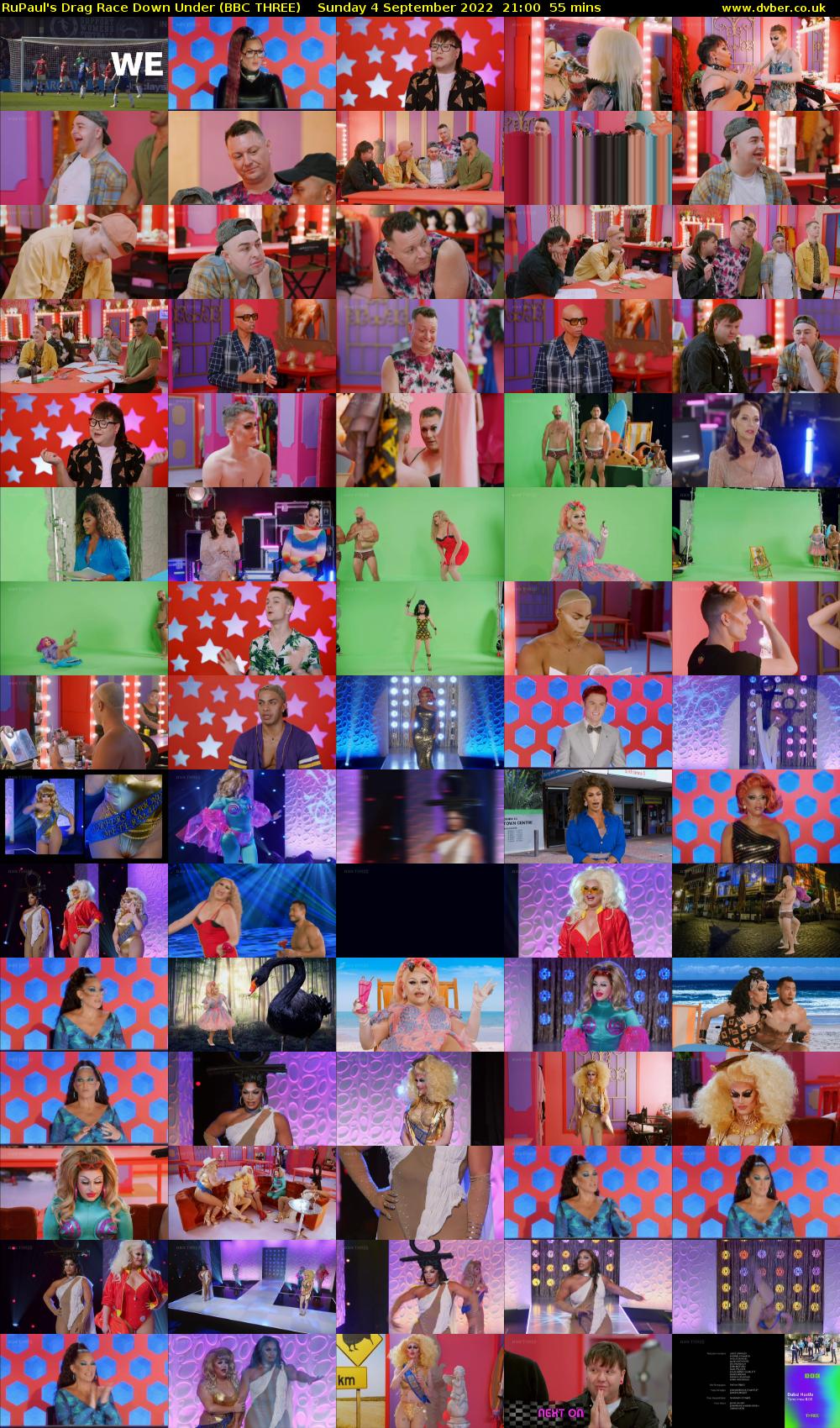 RuPaul's Drag Race Down Under (BBC THREE) Sunday 4 September 2022 21:00 - 21:55