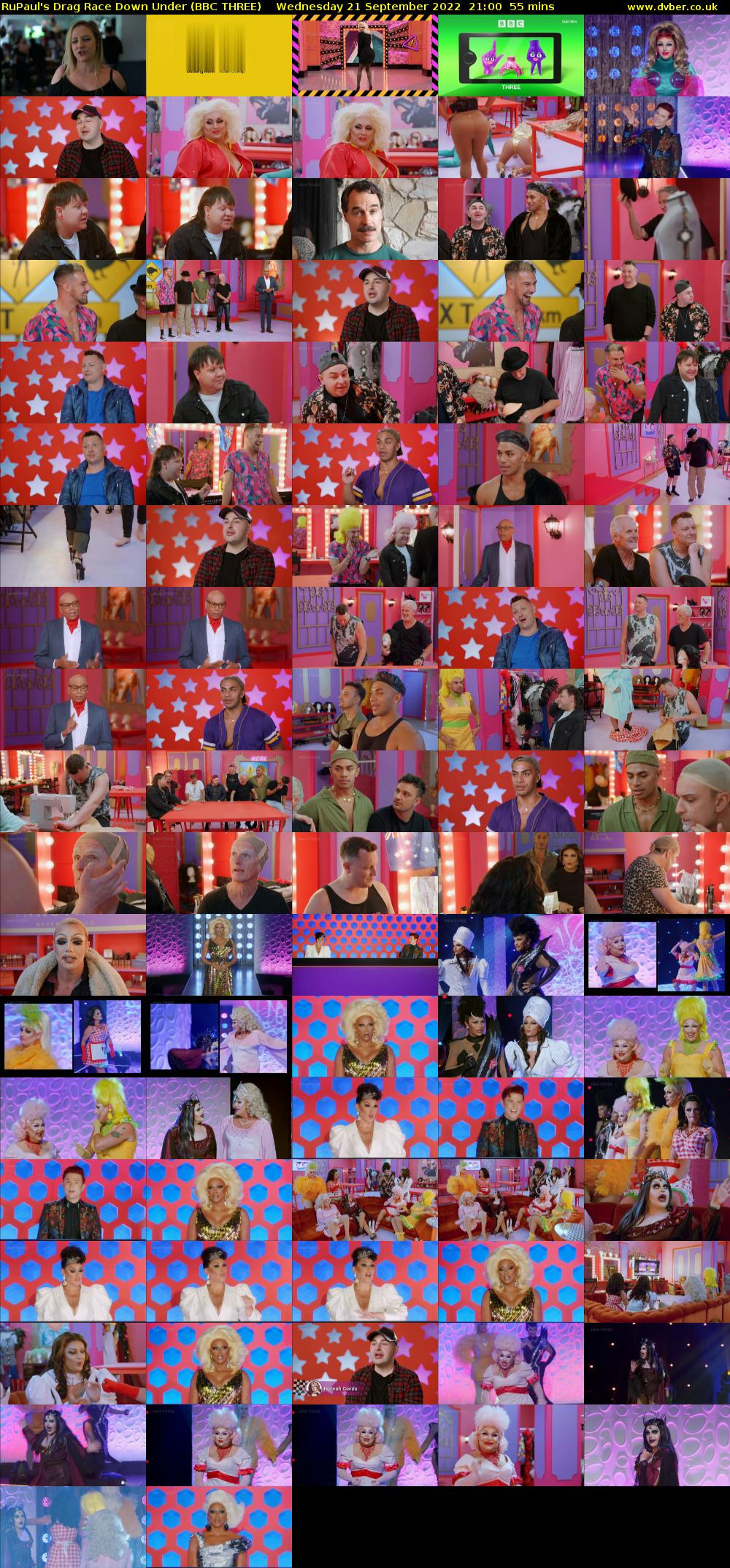 RuPaul's Drag Race Down Under (BBC THREE) Wednesday 21 September 2022 21:00 - 21:55