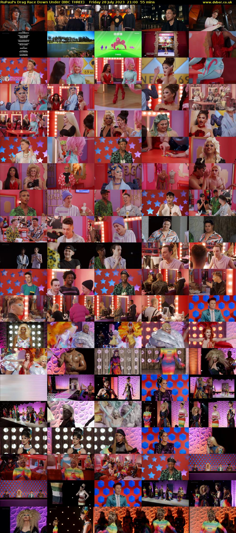 RuPaul's Drag Race Down Under (BBC THREE) Friday 28 July 2023 21:00 - 21:55