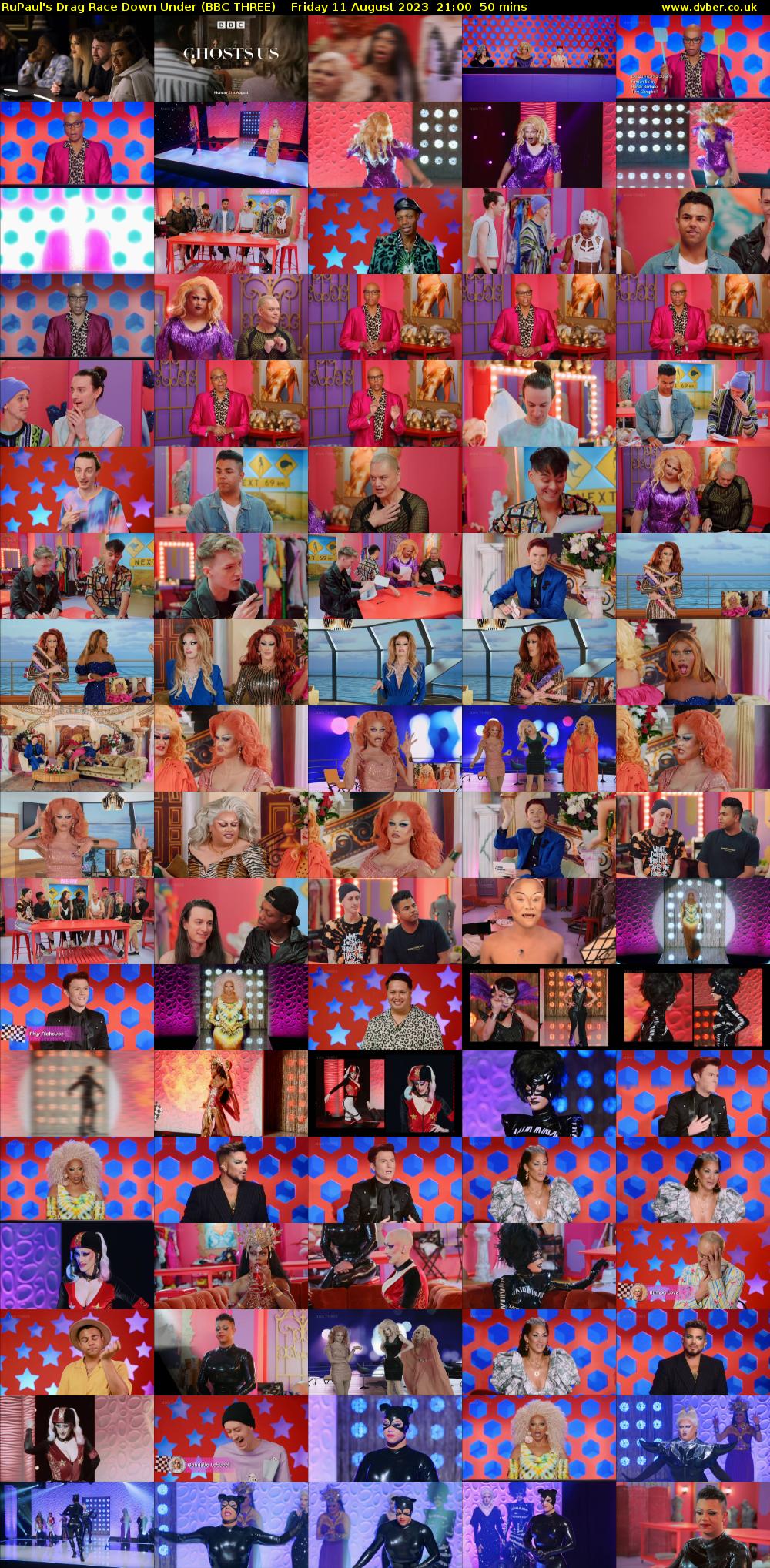 RuPaul's Drag Race Down Under (BBC THREE) Friday 11 August 2023 21:00 - 21:50