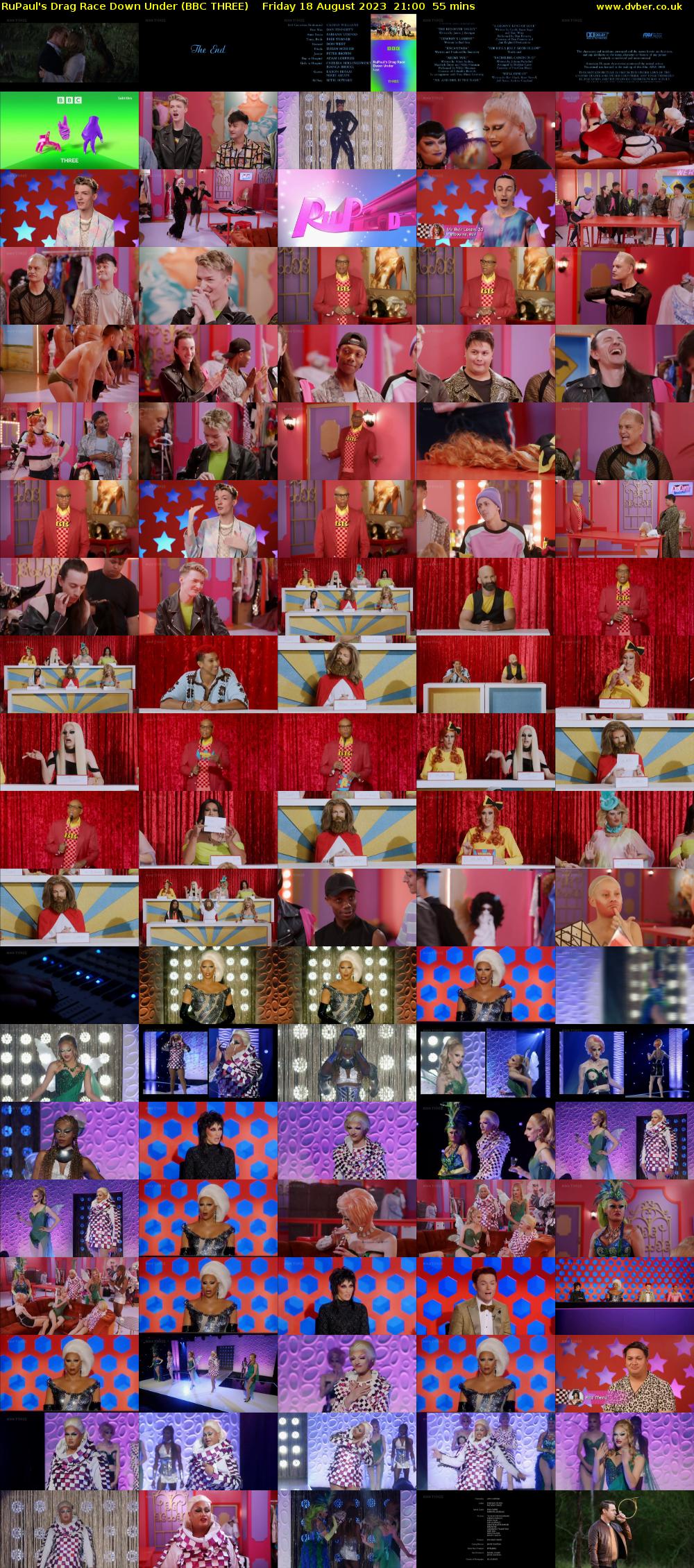 RuPaul's Drag Race Down Under (BBC THREE) Friday 18 August 2023 21:00 - 21:55