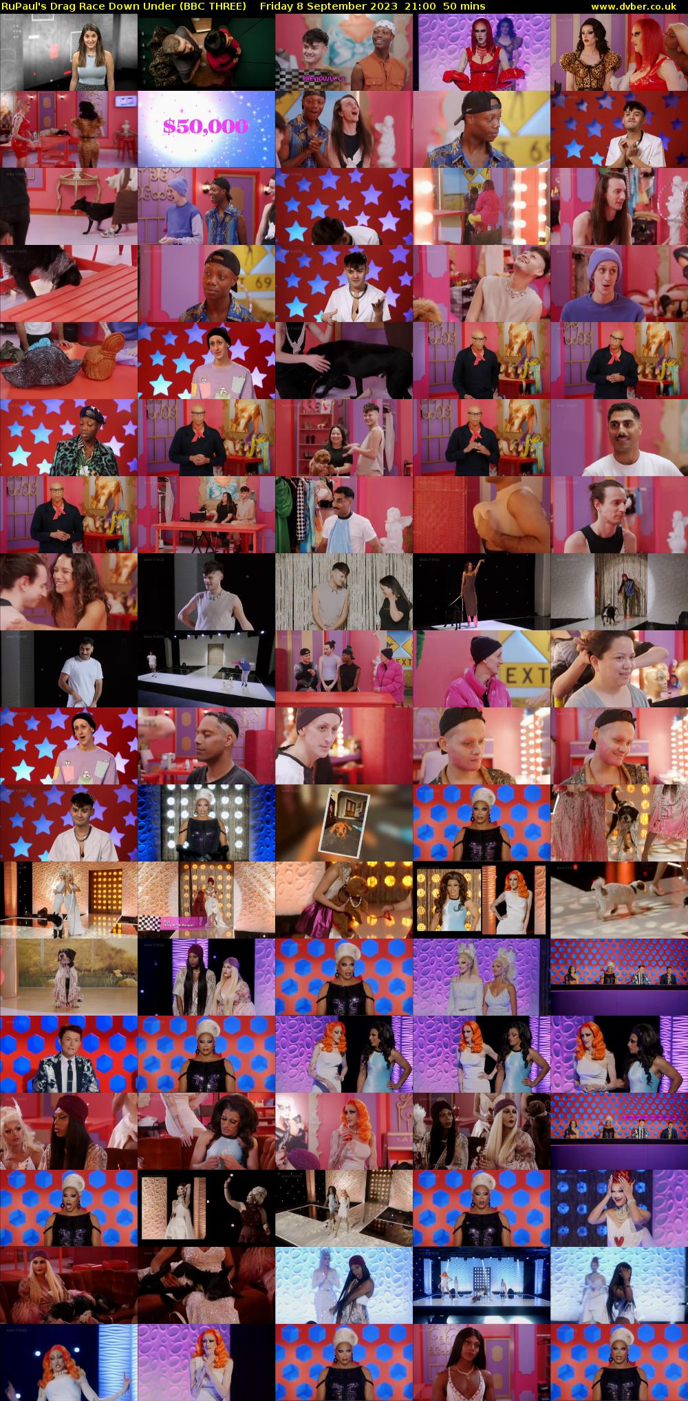 RuPaul's Drag Race Down Under (BBC THREE) Friday 8 September 2023 21:00 - 21:50