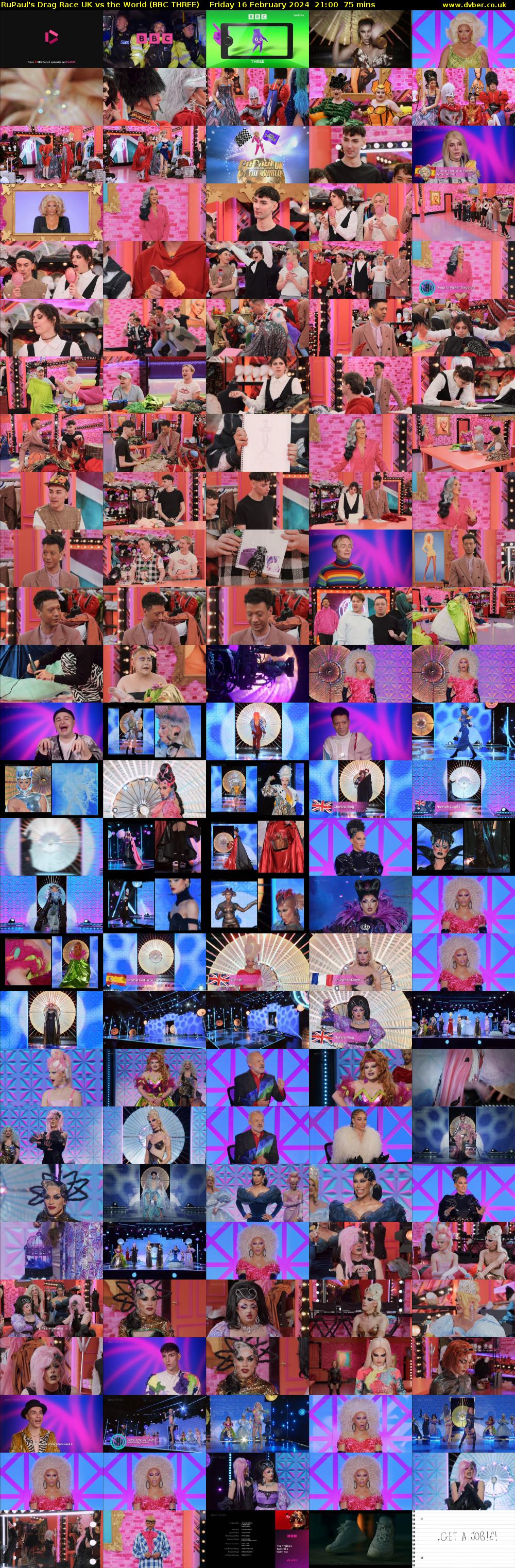 RuPaul's Drag Race UK vs The World (BBC THREE) Friday 16 February 2024 21:00 - 22:15