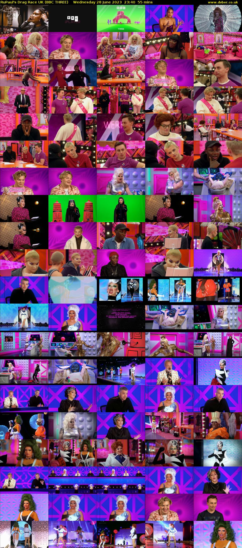 RuPaul's Drag Race UK (BBC THREE) Wednesday 28 June 2023 23:40 - 00:35