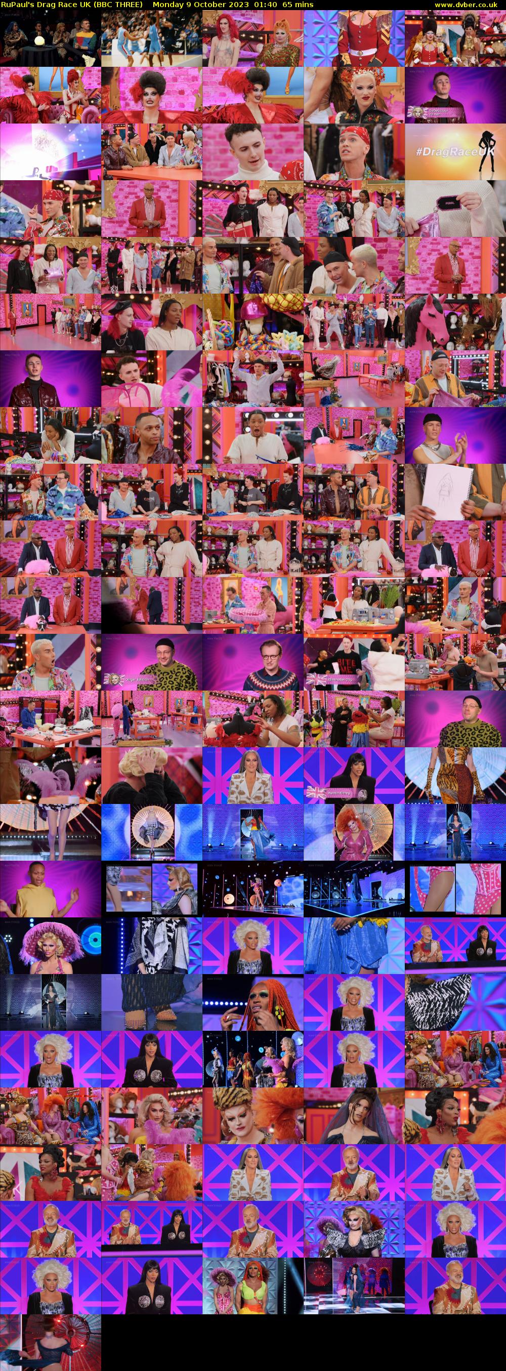 RuPaul's Drag Race UK (BBC THREE) Monday 9 October 2023 01:40 - 02:45