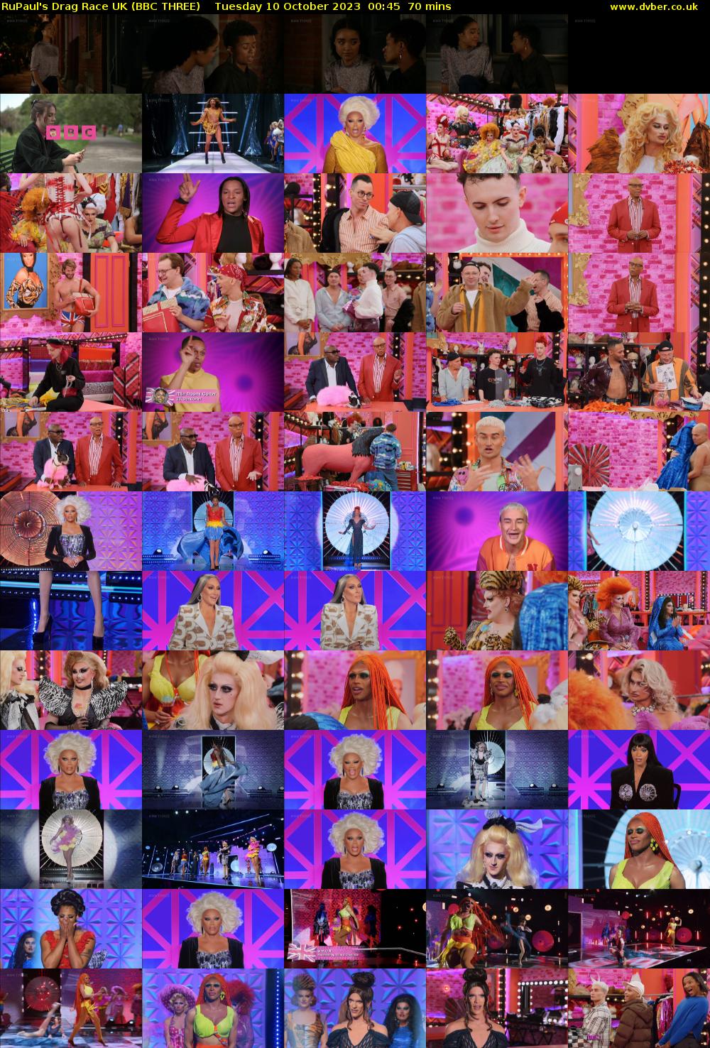 RuPaul's Drag Race UK (BBC THREE) Tuesday 10 October 2023 00:45 - 01:55