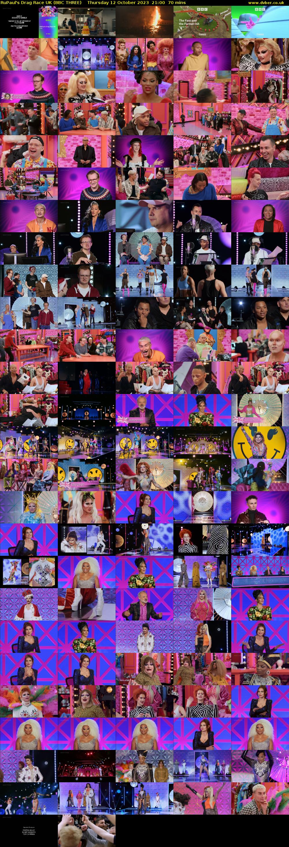 RuPaul's Drag Race UK (BBC THREE) Thursday 12 October 2023 21:00 - 22:10