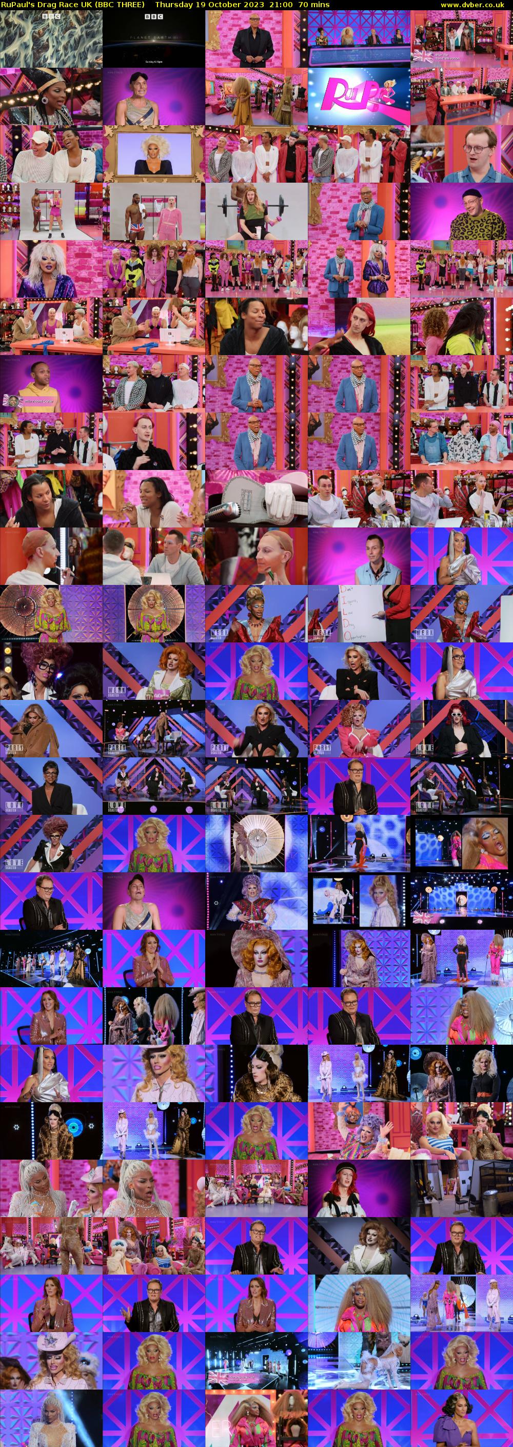 RuPaul's Drag Race UK (BBC THREE) Thursday 19 October 2023 21:00 - 22:10