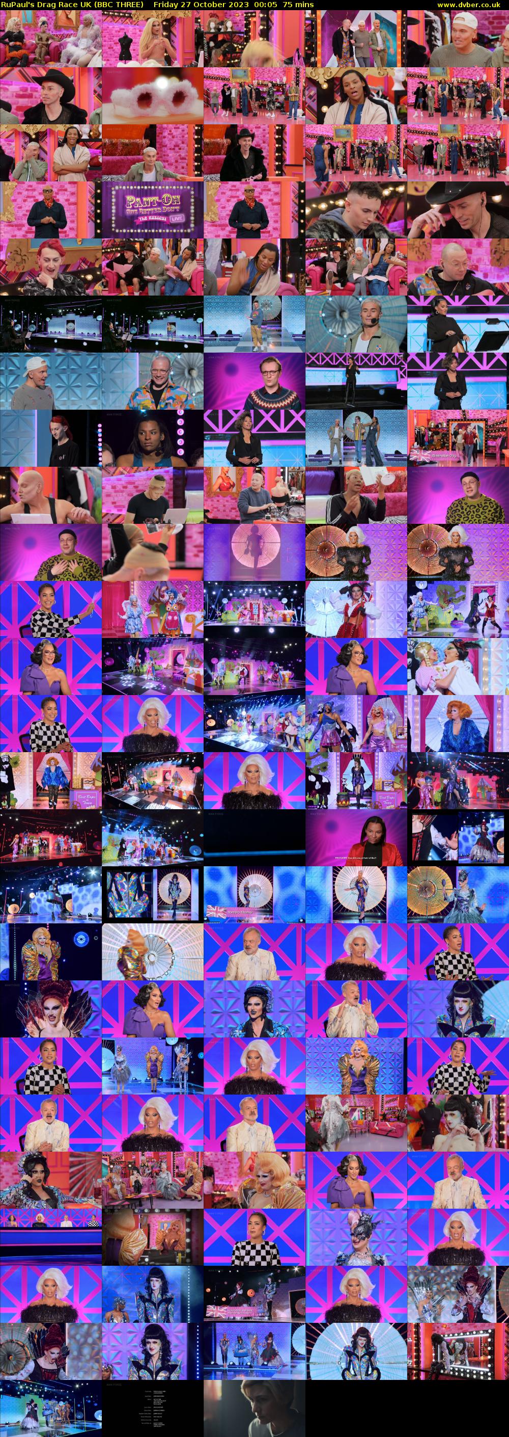 RuPaul's Drag Race UK (BBC THREE) Friday 27 October 2023 00:05 - 01:20