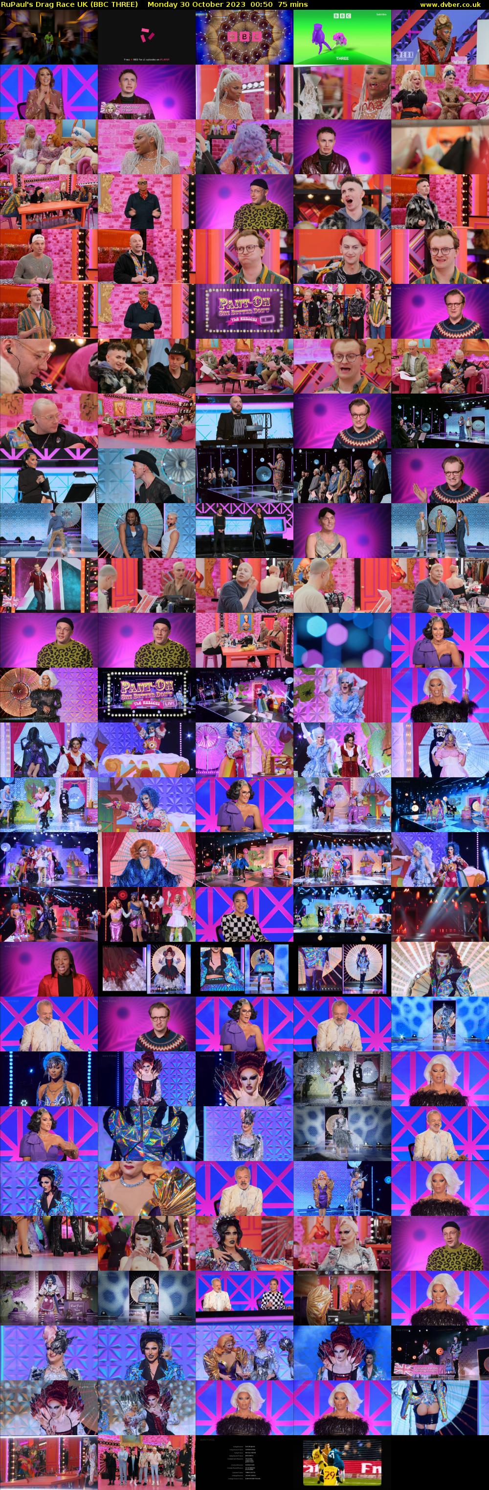 RuPaul's Drag Race UK (BBC THREE) Monday 30 October 2023 00:50 - 02:05