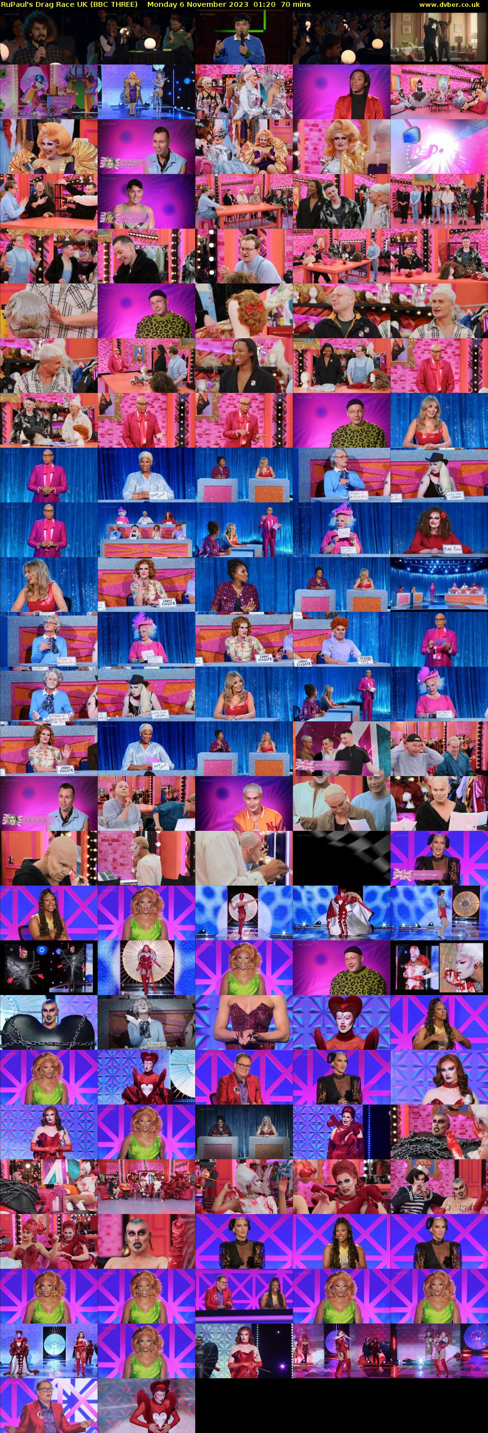 RuPaul's Drag Race UK (BBC THREE) Monday 6 November 2023 01:20 - 02:30
