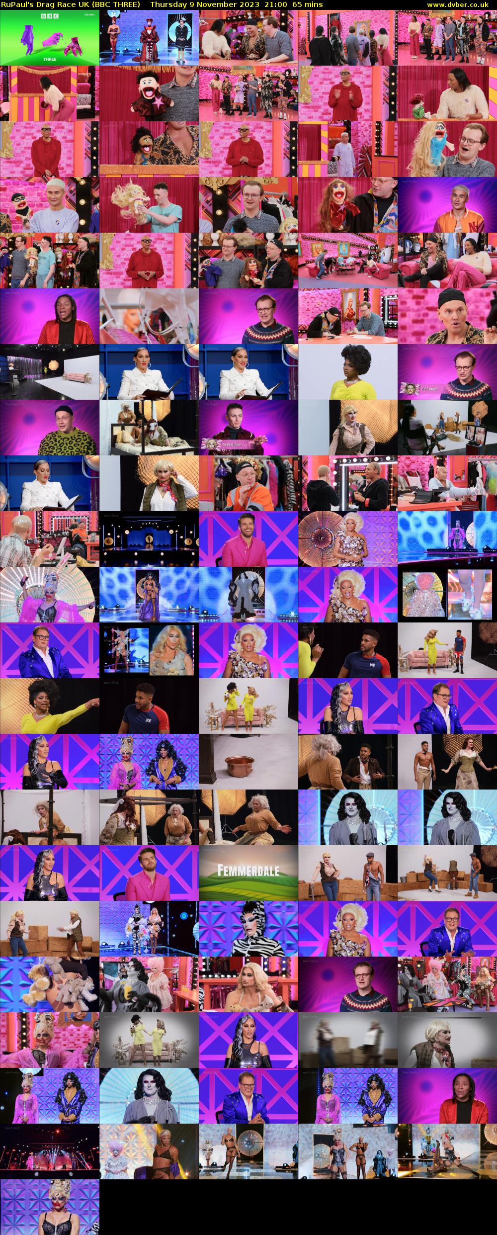 RuPaul's Drag Race UK (BBC THREE) Thursday 9 November 2023 21:00 - 22:05