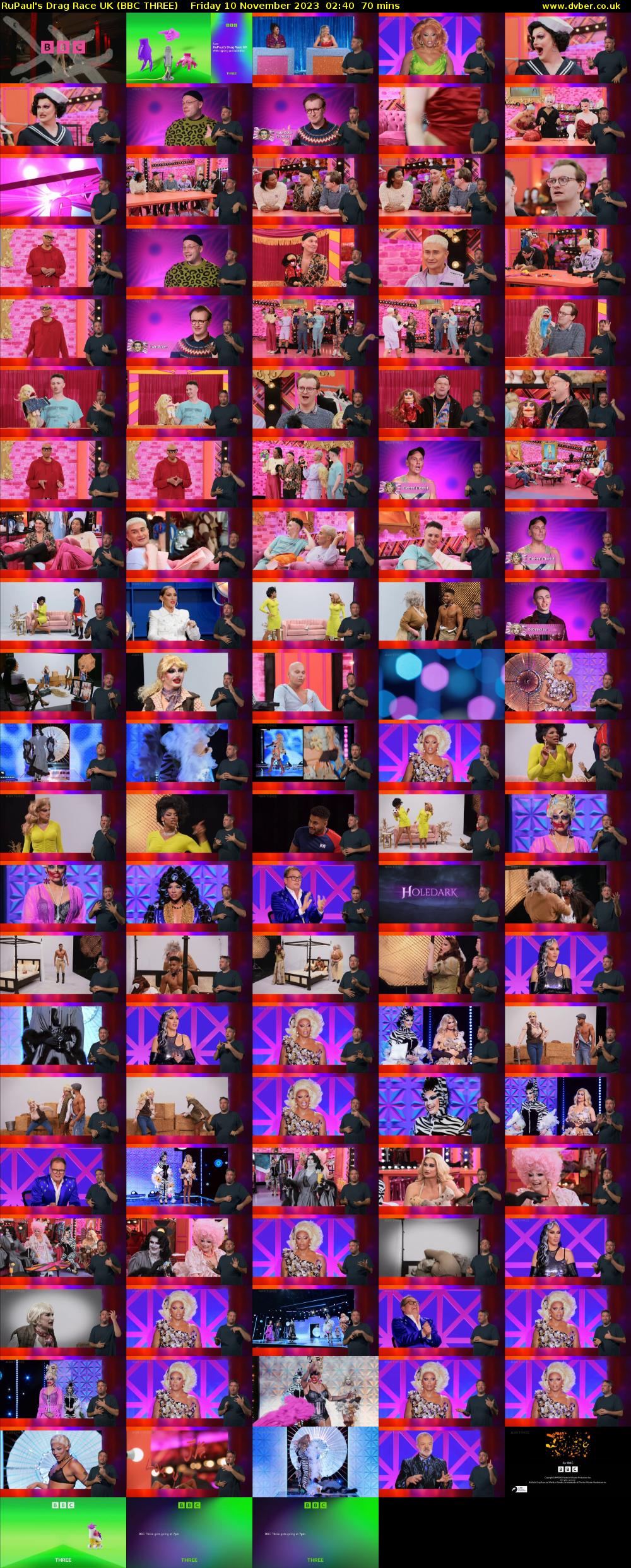 RuPaul's Drag Race UK (BBC THREE) Friday 10 November 2023 02:40 - 03:50