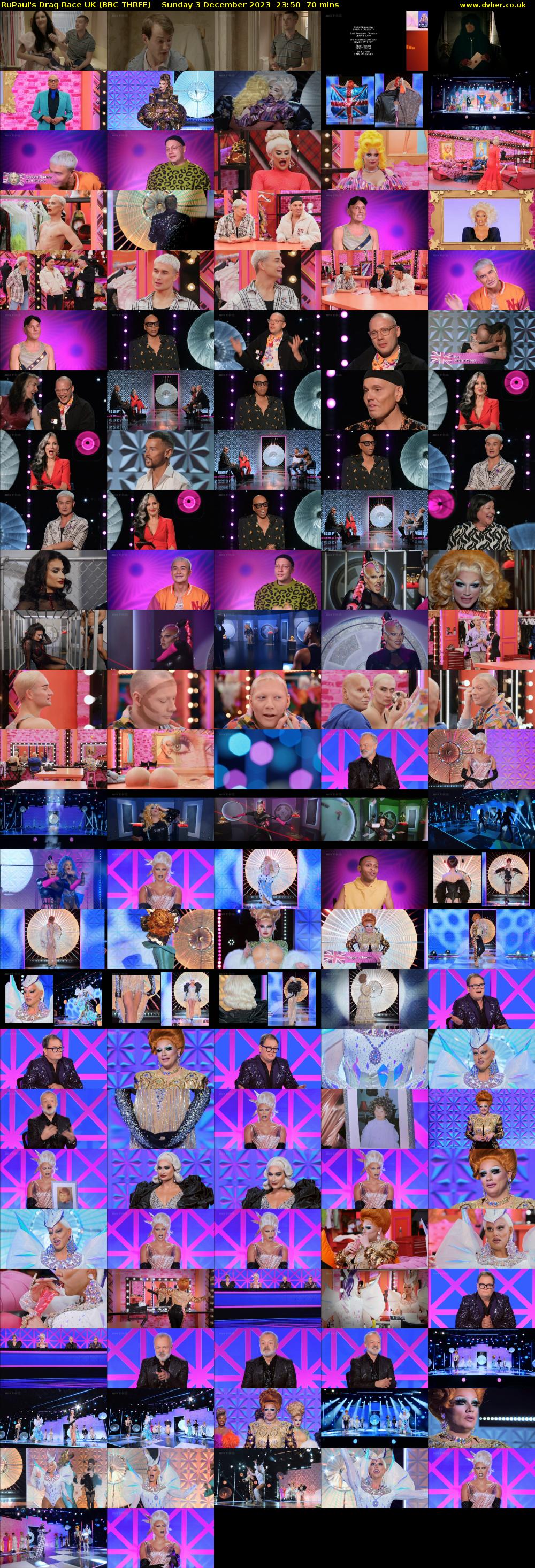 RuPaul's Drag Race UK (BBC THREE) Sunday 3 December 2023 23:50 - 01:00