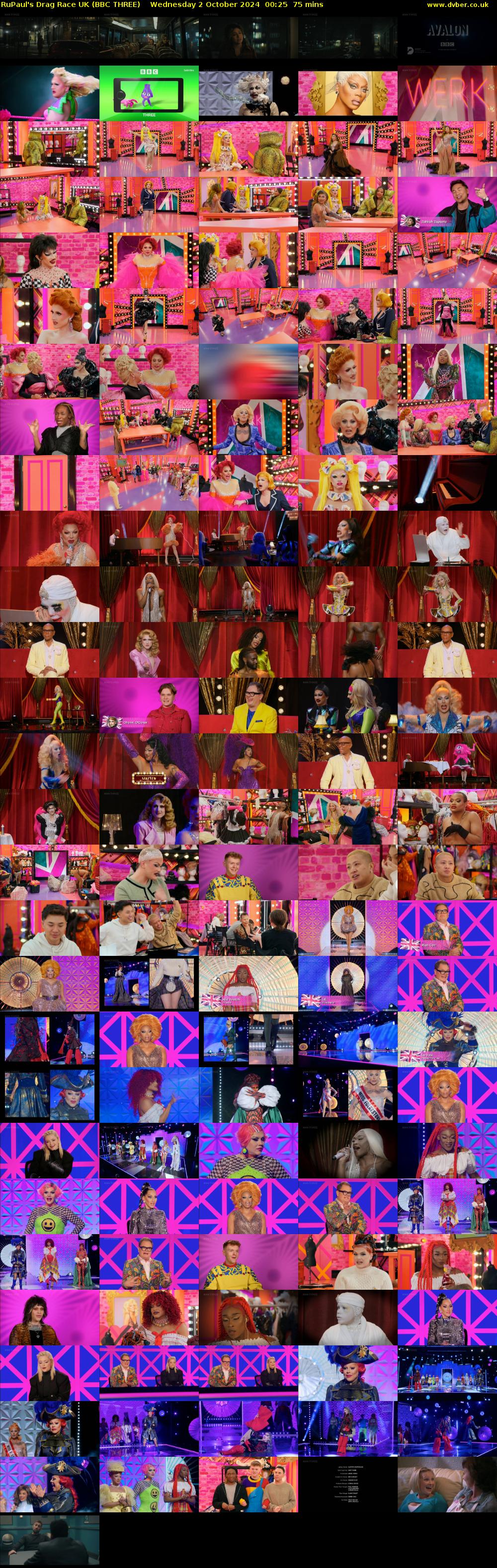 RuPaul's Drag Race UK (BBC THREE) Wednesday 2 October 2024 00:25 - 01:40