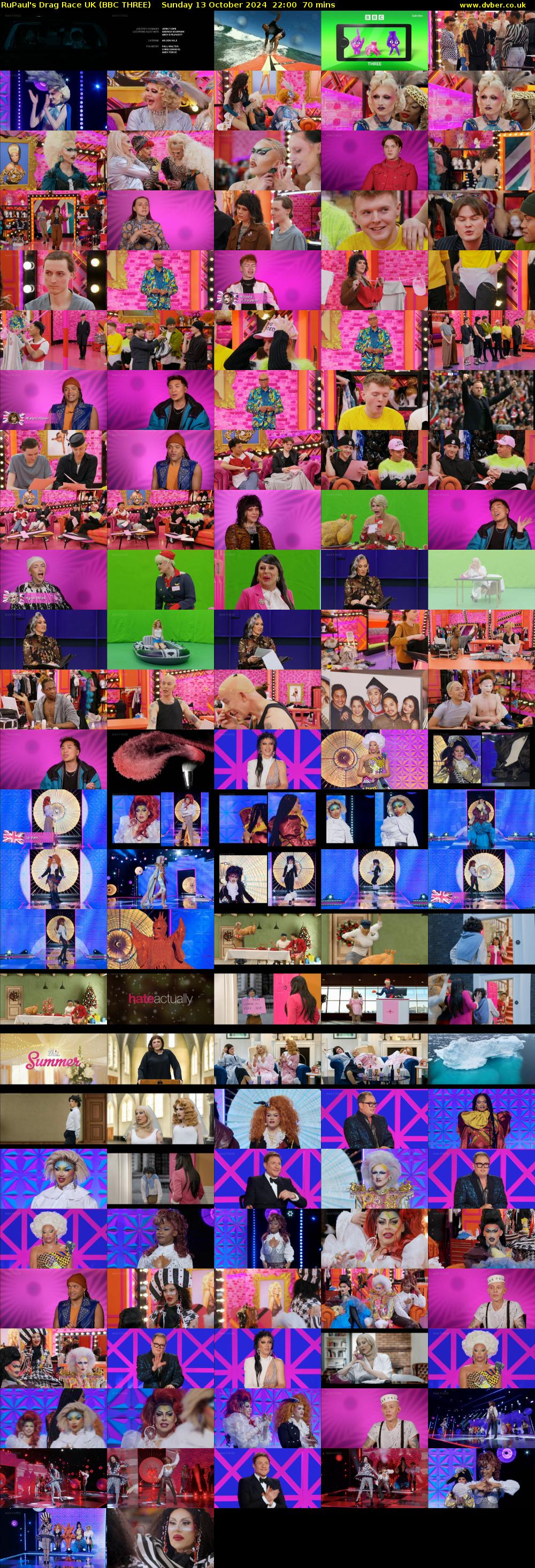 RuPaul's Drag Race UK (BBC THREE) Sunday 13 October 2024 22:00 - 23:10