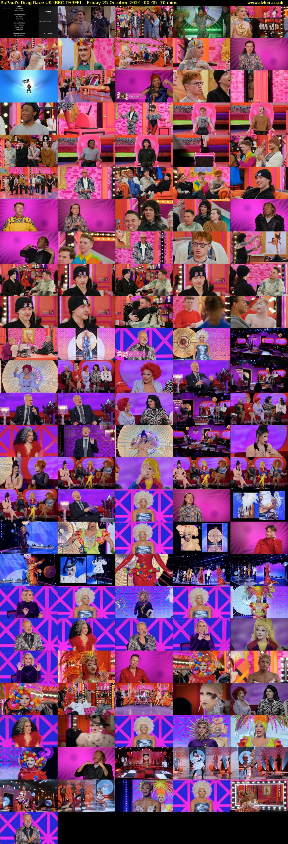 RuPaul's Drag Race UK (BBC THREE) Friday 25 October 2024 00:45 - 01:55