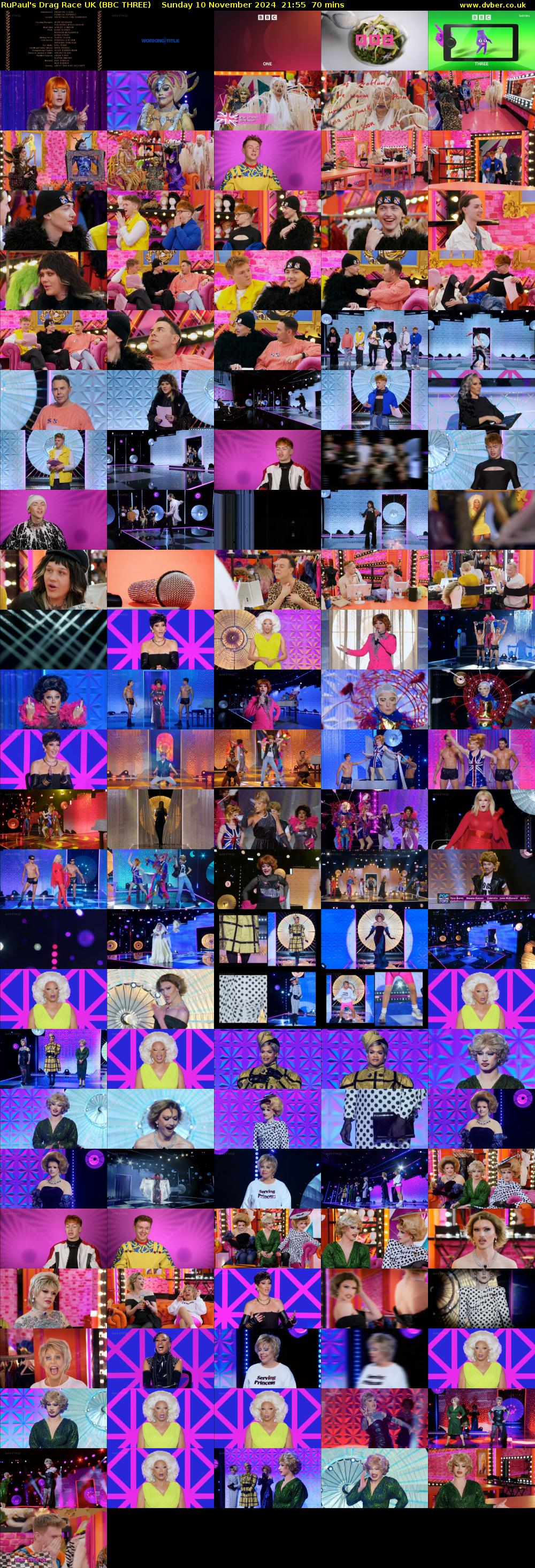 RuPaul's Drag Race UK (BBC THREE) Sunday 10 November 2024 21:55 - 23:05
