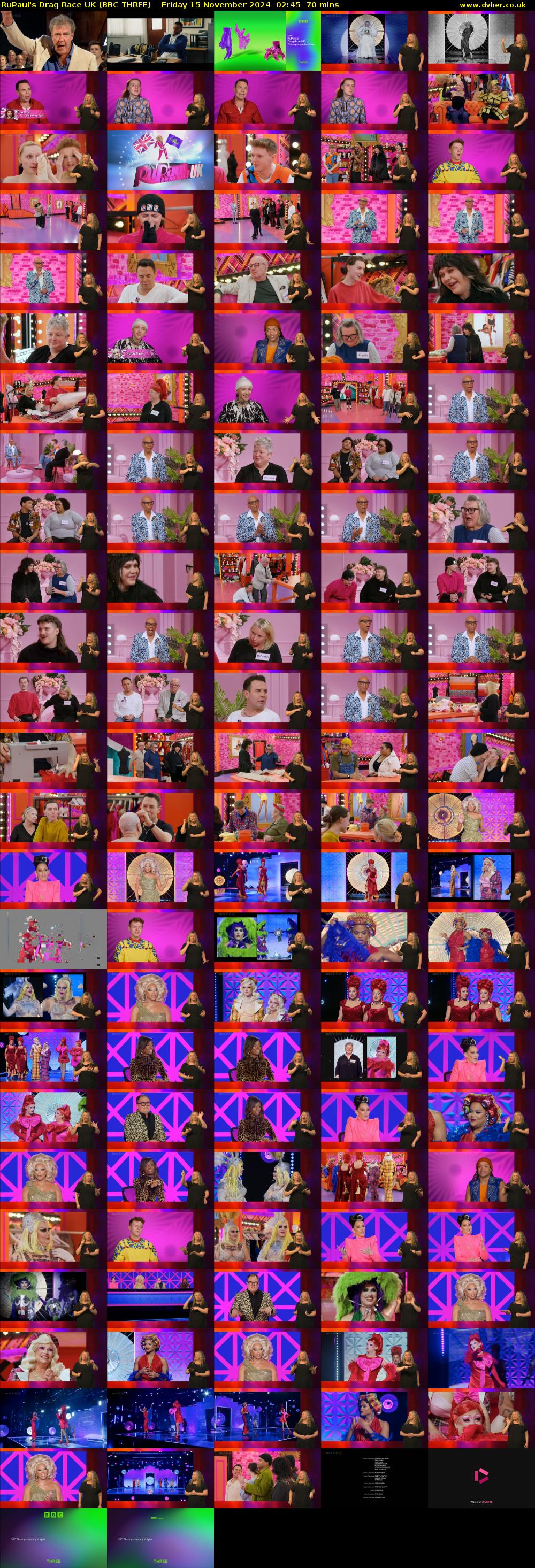RuPaul's Drag Race UK (BBC THREE) Friday 15 November 2024 02:45 - 03:55