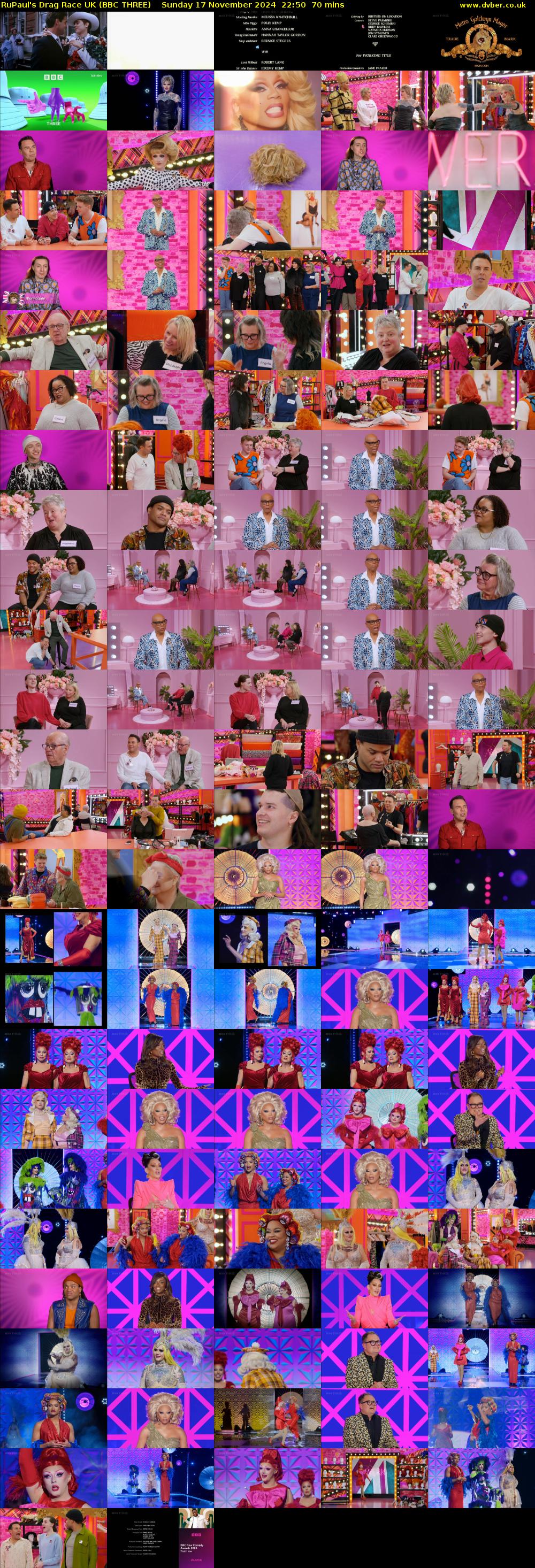 RuPaul's Drag Race UK (BBC THREE) Sunday 17 November 2024 22:50 - 00:00
