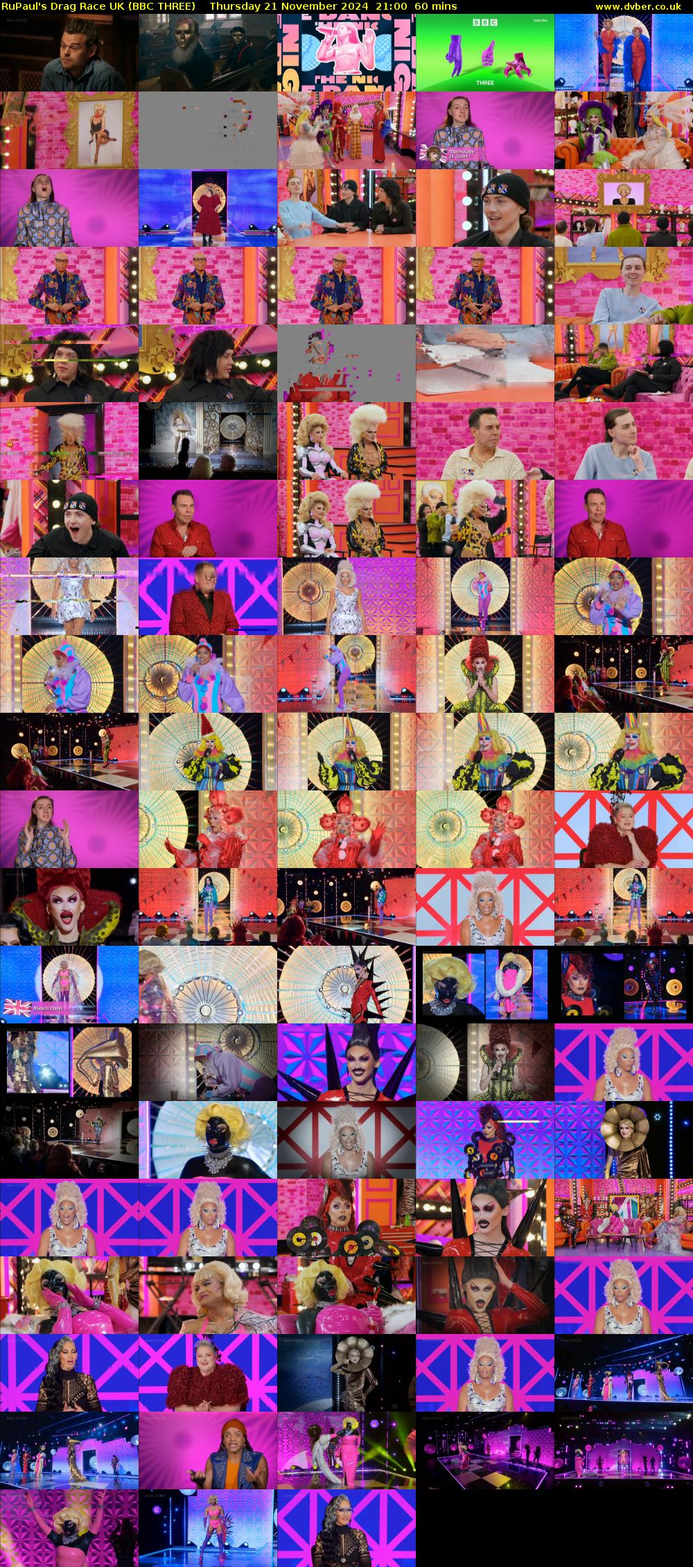RuPaul's Drag Race UK (BBC THREE) Thursday 21 November 2024 21:00 - 22:00