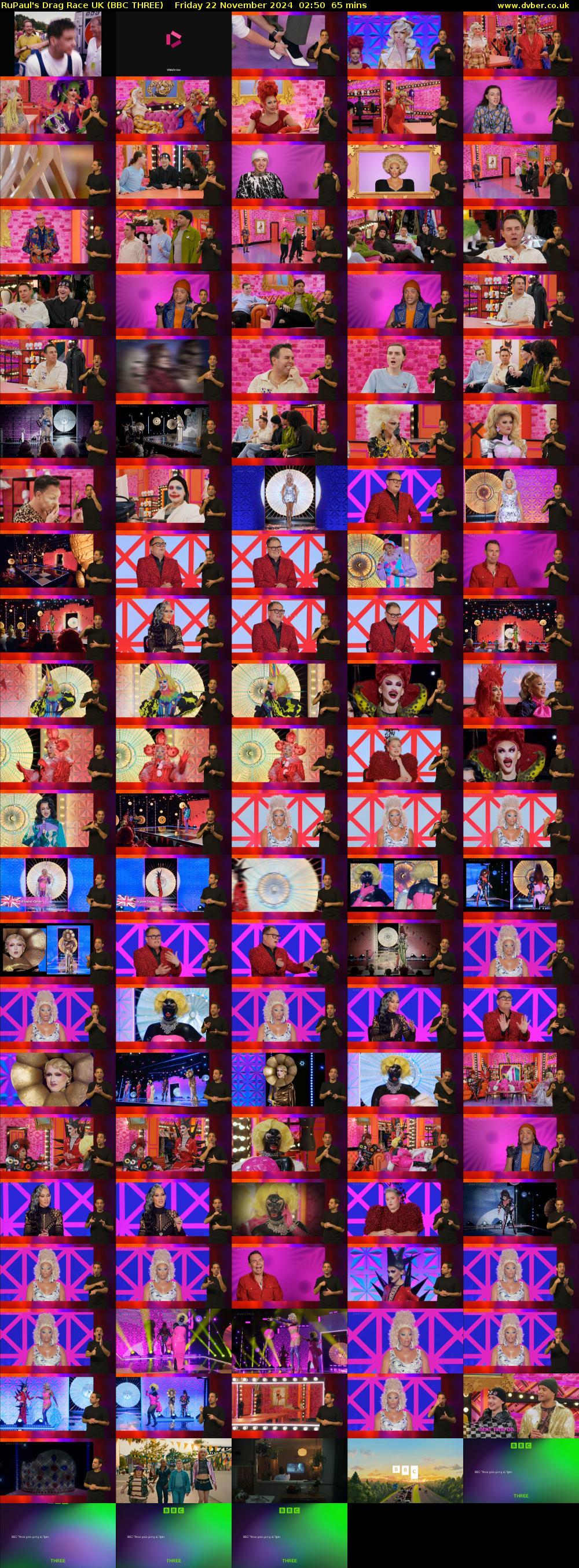 RuPaul's Drag Race UK (BBC THREE) Friday 22 November 2024 02:50 - 03:55