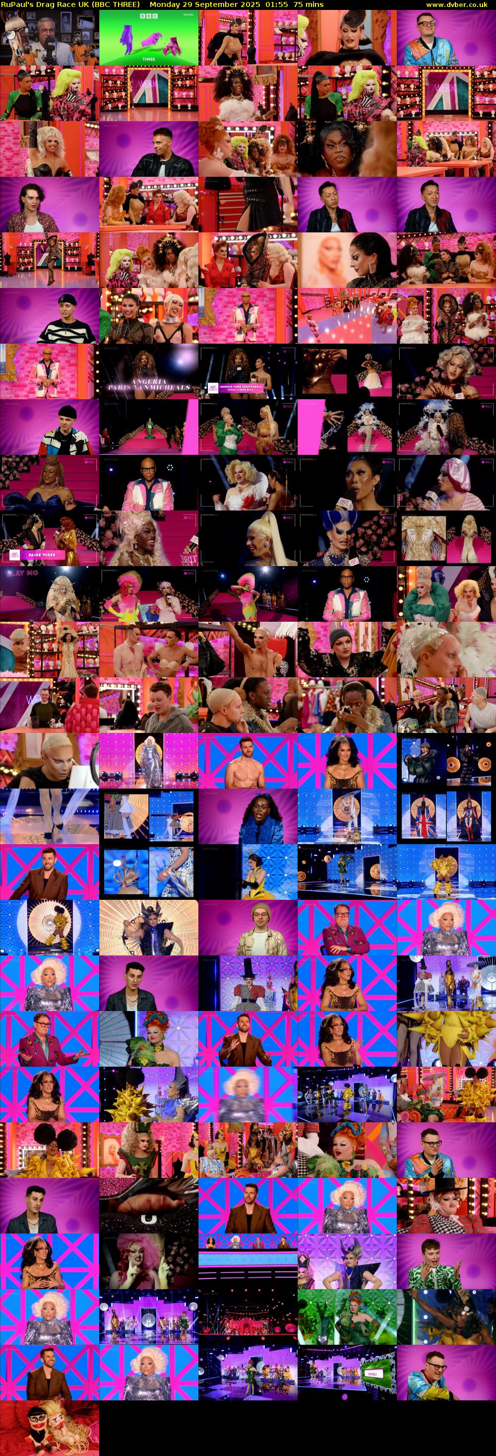 RuPaul's Drag Race UK (BBC THREE) Monday 29 September 2025 01:55 - 03:10