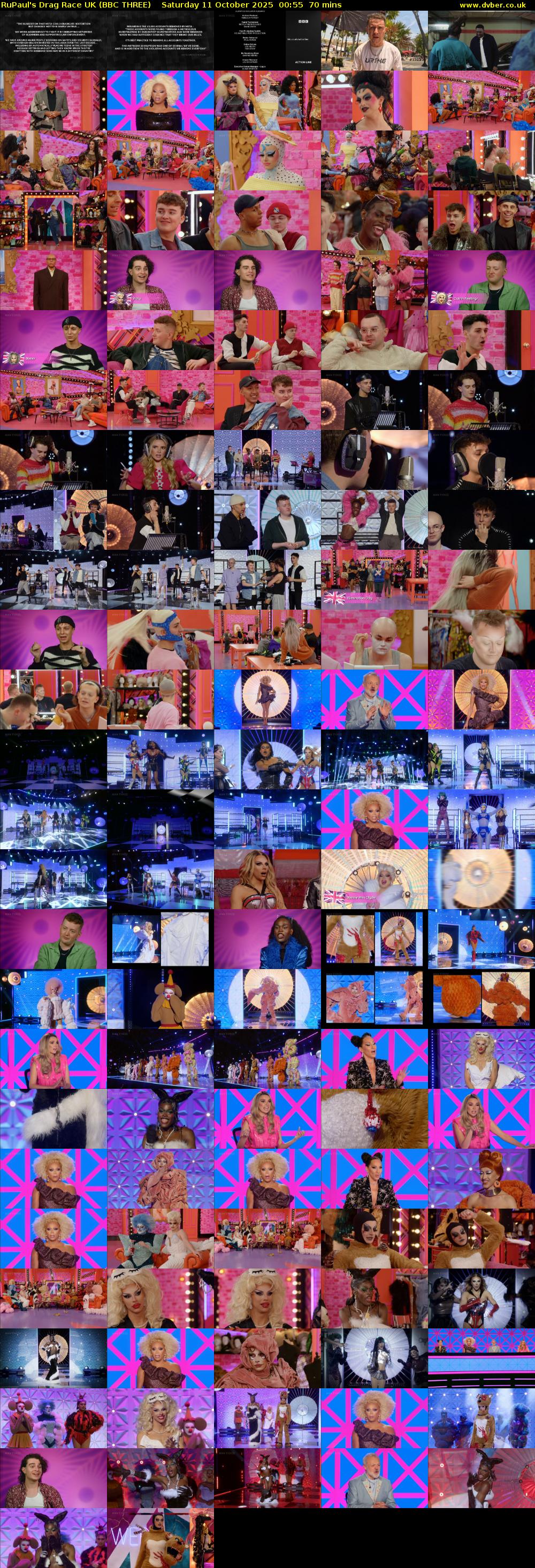 RuPaul's Drag Race UK (BBC THREE) Saturday 11 October 2025 00:55 - 02:05