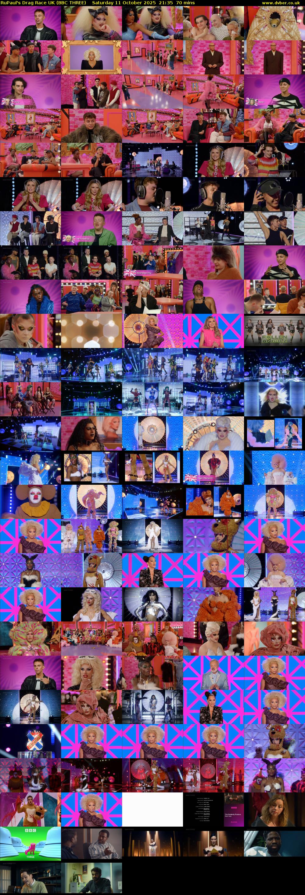 RuPaul's Drag Race UK (BBC THREE) Saturday 11 October 2025 21:35 - 22:45