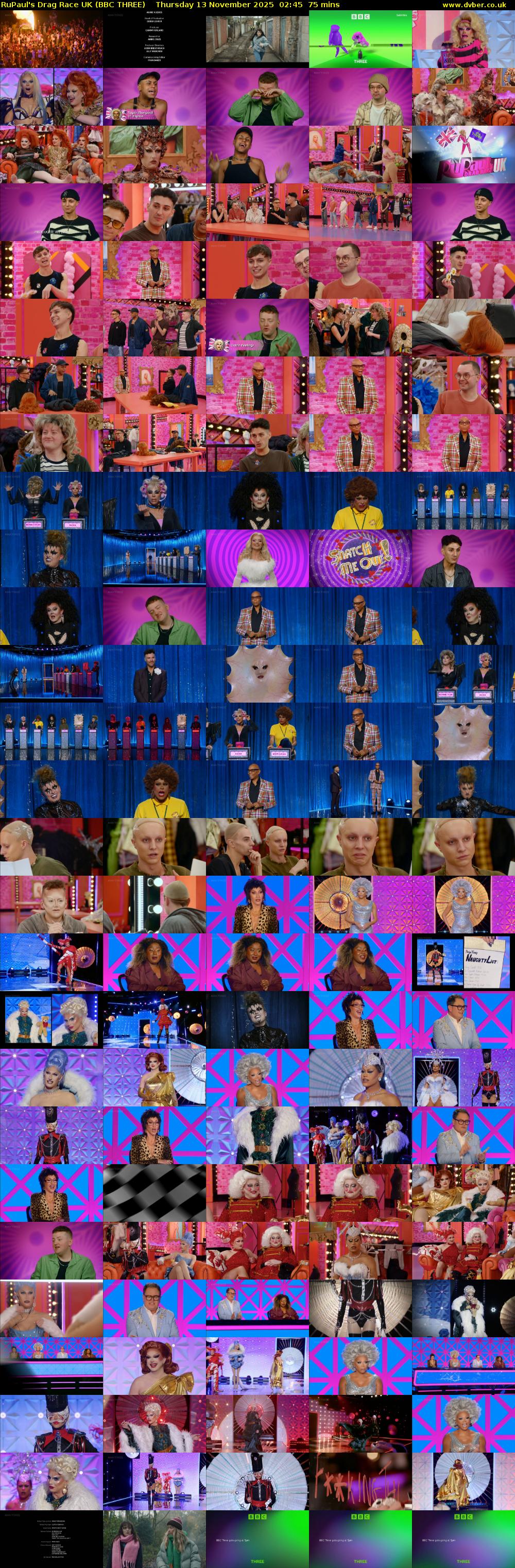 RuPaul's Drag Race UK (BBC THREE) Thursday 13 November 2025 02:45 - 04:00