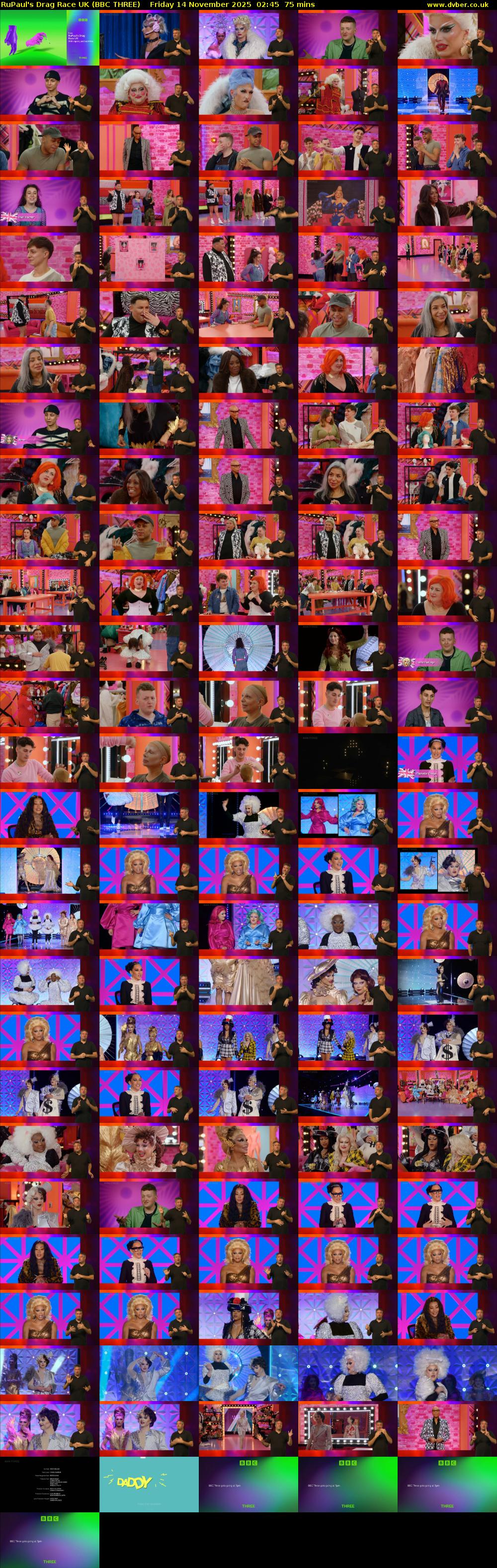 RuPaul's Drag Race UK (BBC THREE) Friday 14 November 2025 02:45 - 04:00