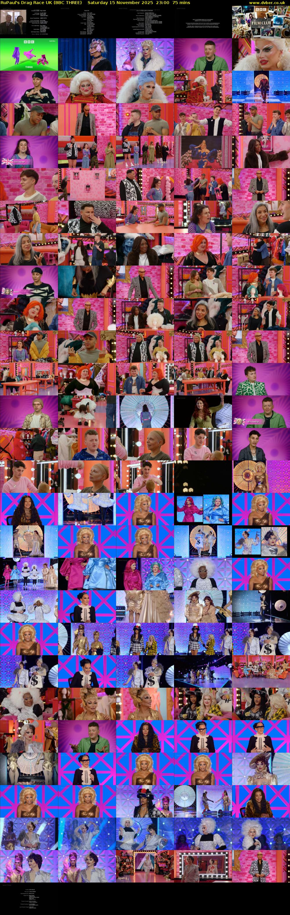 RuPaul's Drag Race UK (BBC THREE) Saturday 15 November 2025 23:00 - 00:15