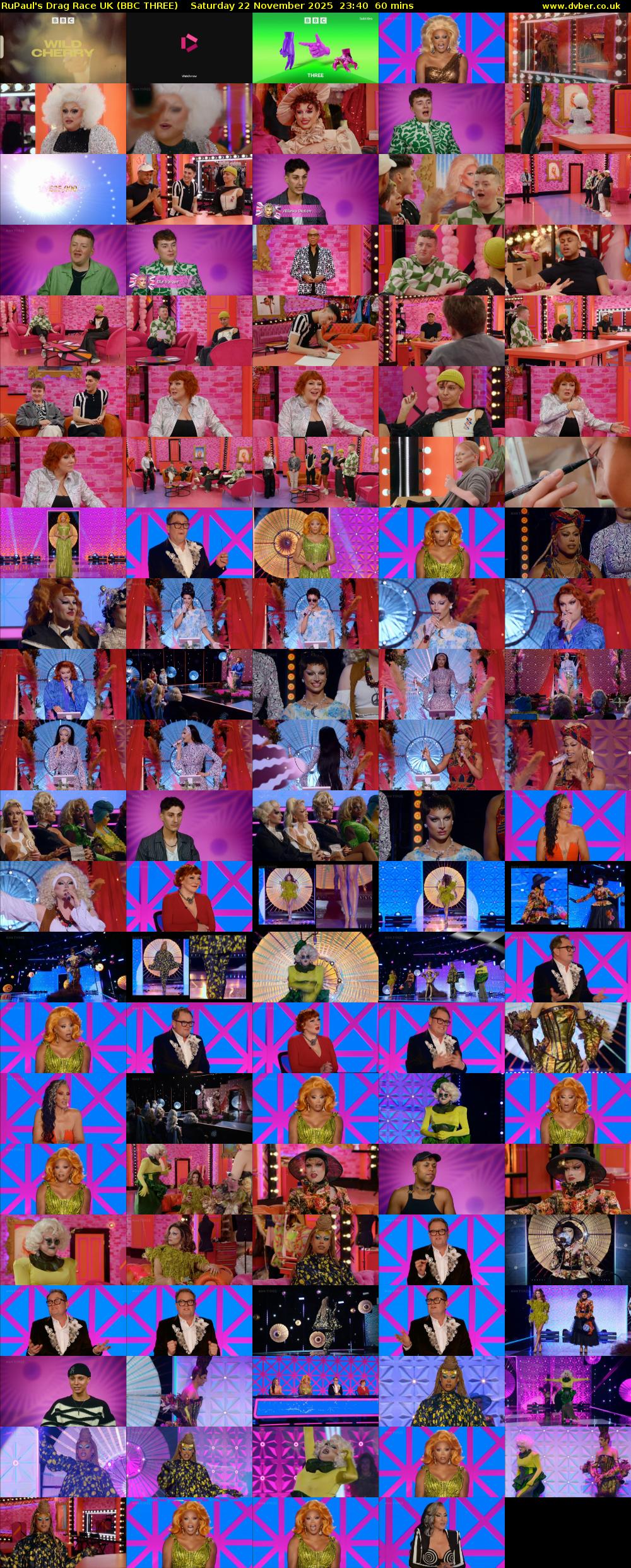 RuPaul's Drag Race UK (BBC THREE) Saturday 22 November 2025 23:40 - 00:40