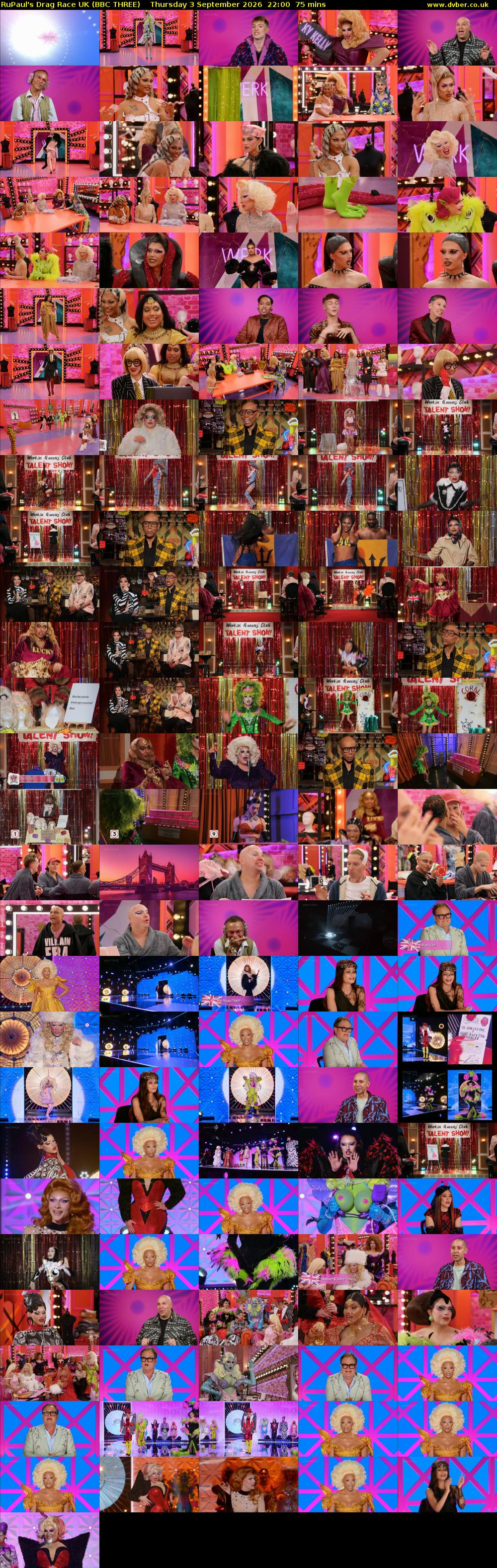 RuPaul's Drag Race UK (BBC THREE) Thursday 3 September 2026 22:00 - 23:15