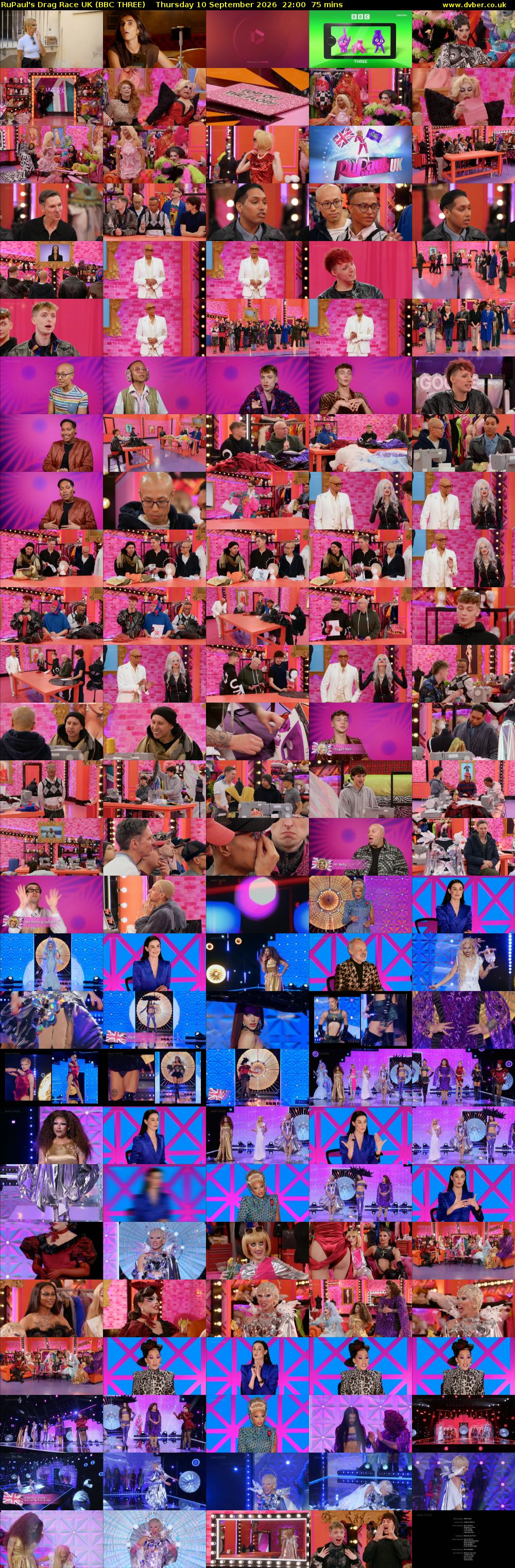 RuPaul's Drag Race UK (BBC THREE) Thursday 10 September 2026 22:00 - 23:15