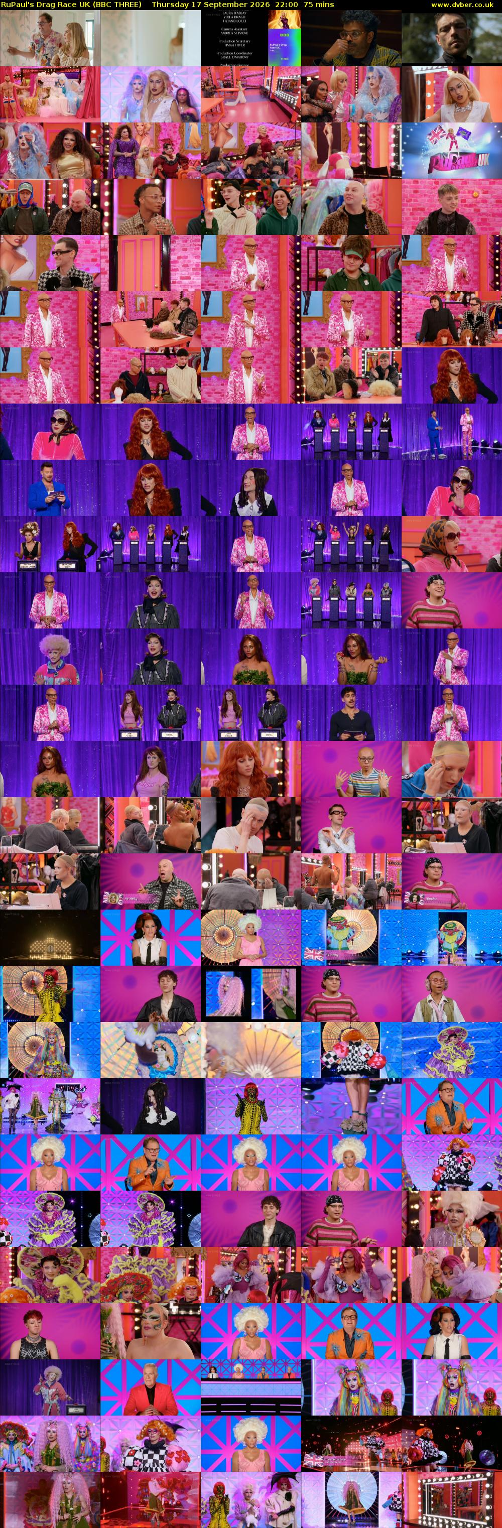 RuPaul's Drag Race UK (BBC THREE) Thursday 17 September 2026 22:00 - 23:15