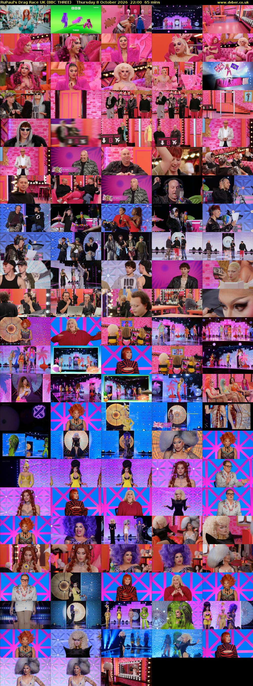 RuPaul's Drag Race UK (BBC THREE) Thursday 8 October 2026 22:00 - 23:05