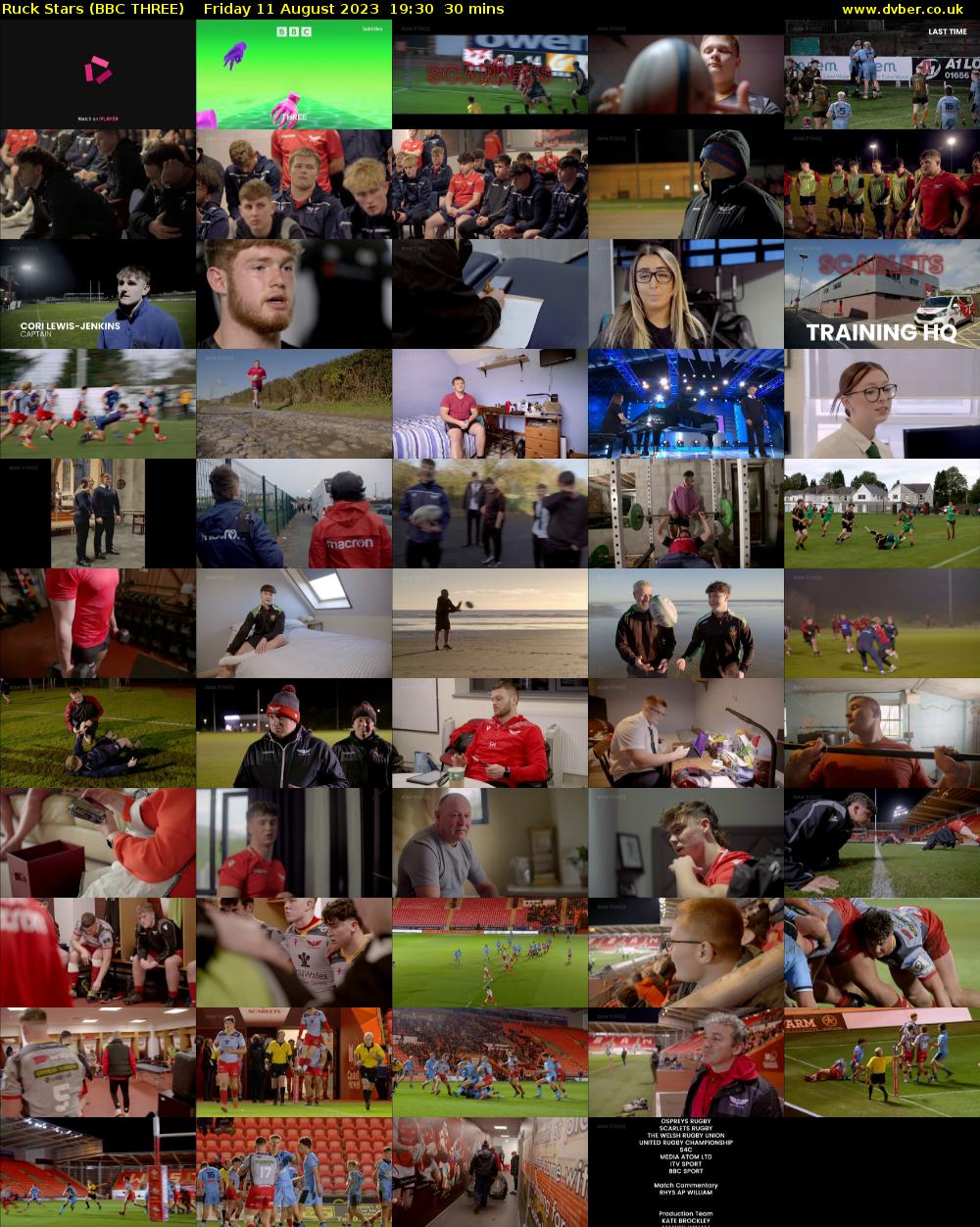 Ruck Stars (BBC THREE) Friday 11 August 2023 19:30 - 20:00