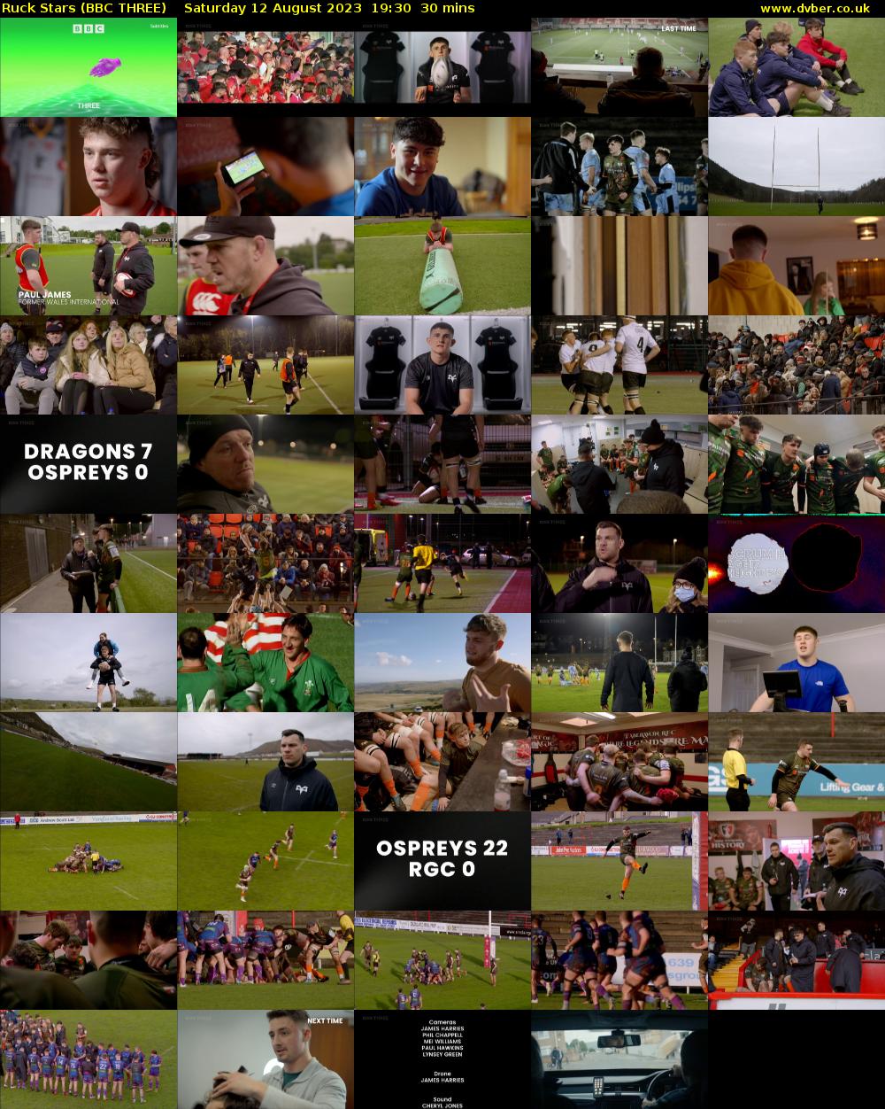 Ruck Stars (BBC THREE) Saturday 12 August 2023 19:30 - 20:00