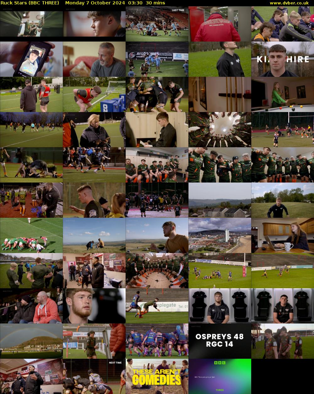 Ruck Stars (BBC THREE) Monday 7 October 2024 03:30 - 04:00