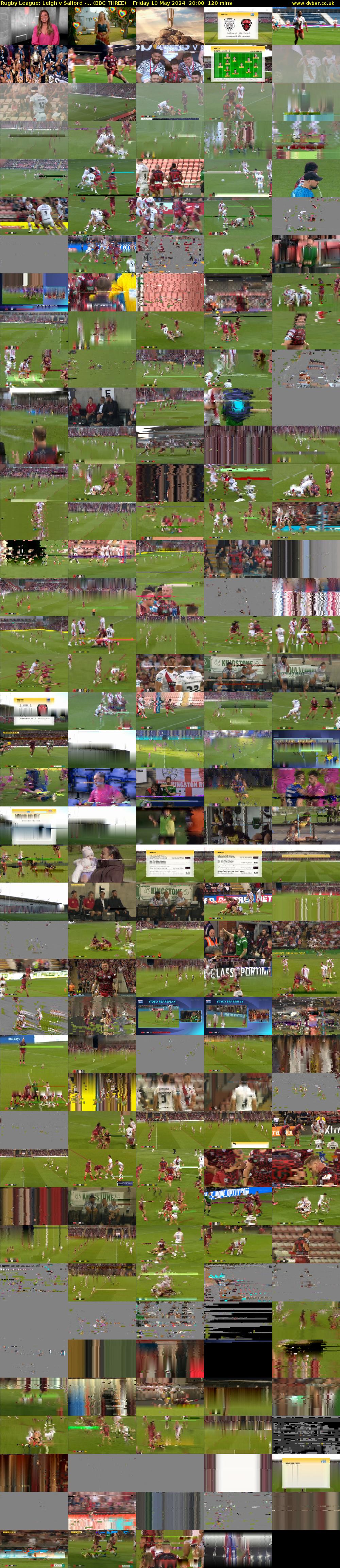 Rugby League: Leigh v Salford -... (BBC THREE) Friday 10 May 2024 20:00 - 22:00