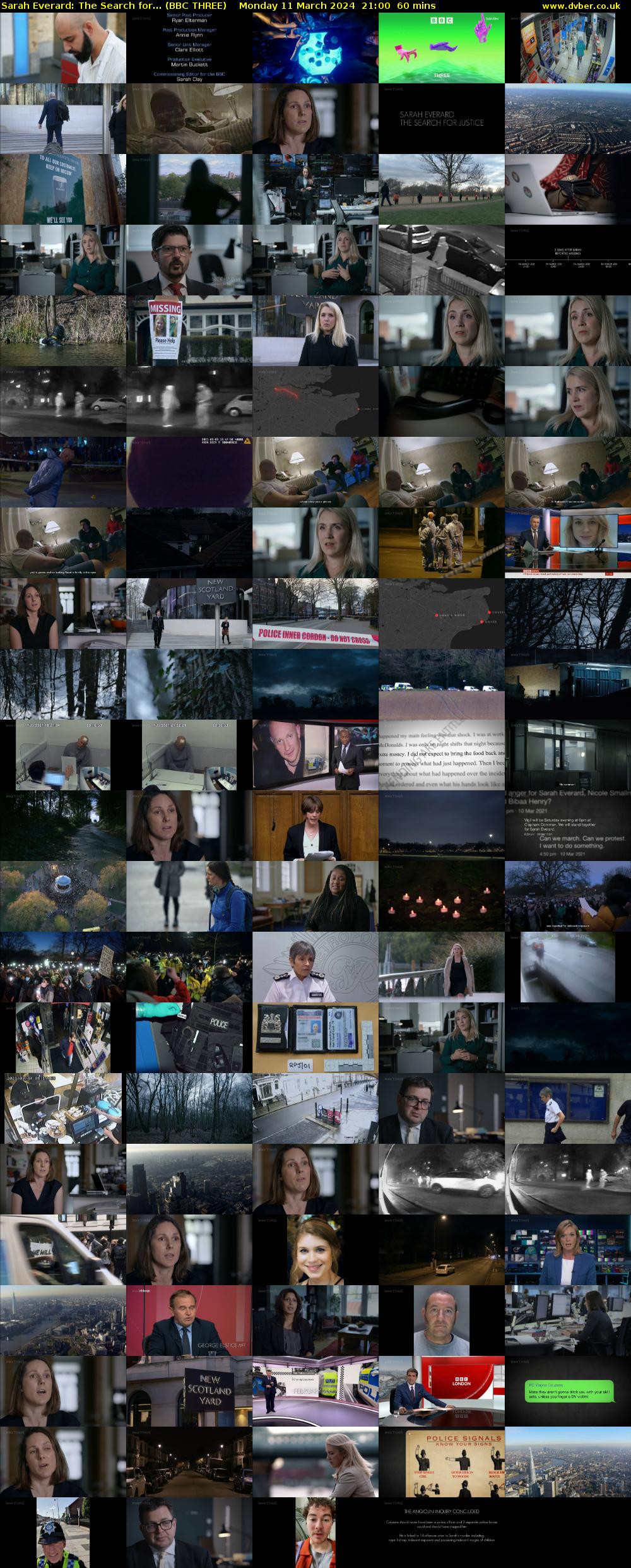 Sarah Everard: The Search for... (BBC THREE) Monday 11 March 2024 21:00 - 22:00