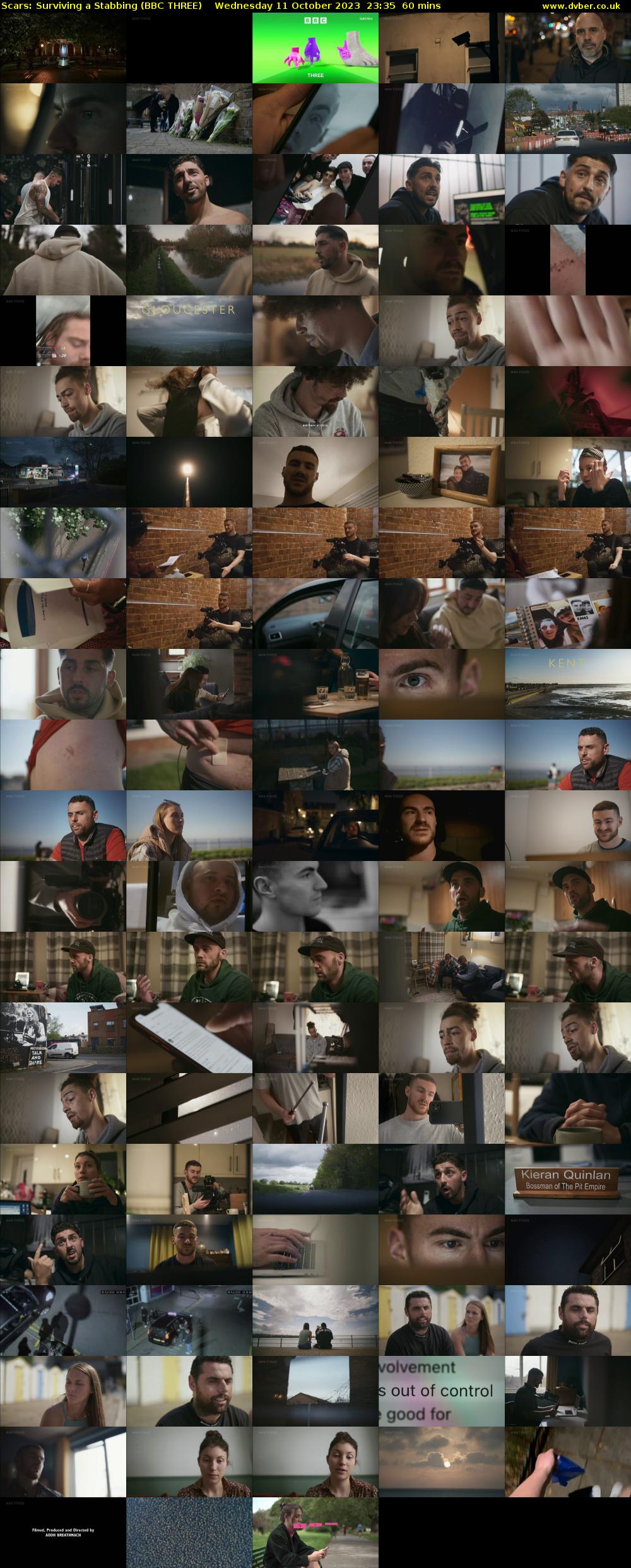 Scars: Surviving a Stabbing (BBC THREE) Wednesday 11 October 2023 23:35 - 00:35