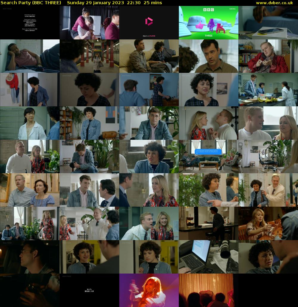 Search Party (BBC THREE) Sunday 29 January 2023 22:30 - 22:55